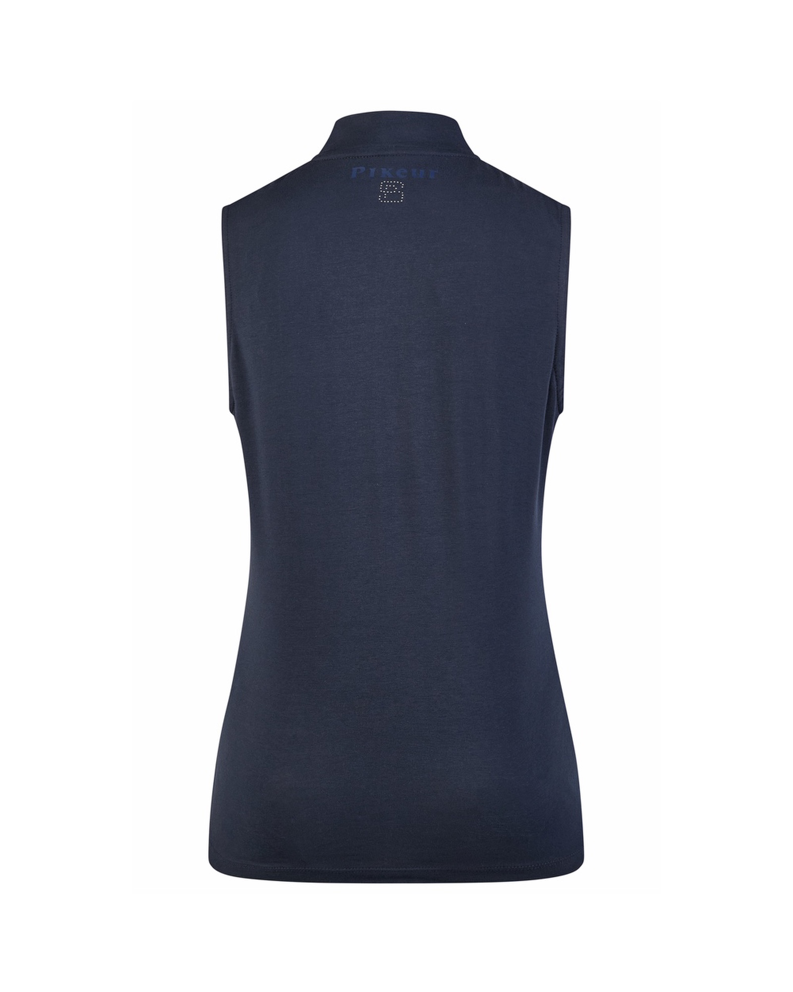Ladies' top with pleated collar