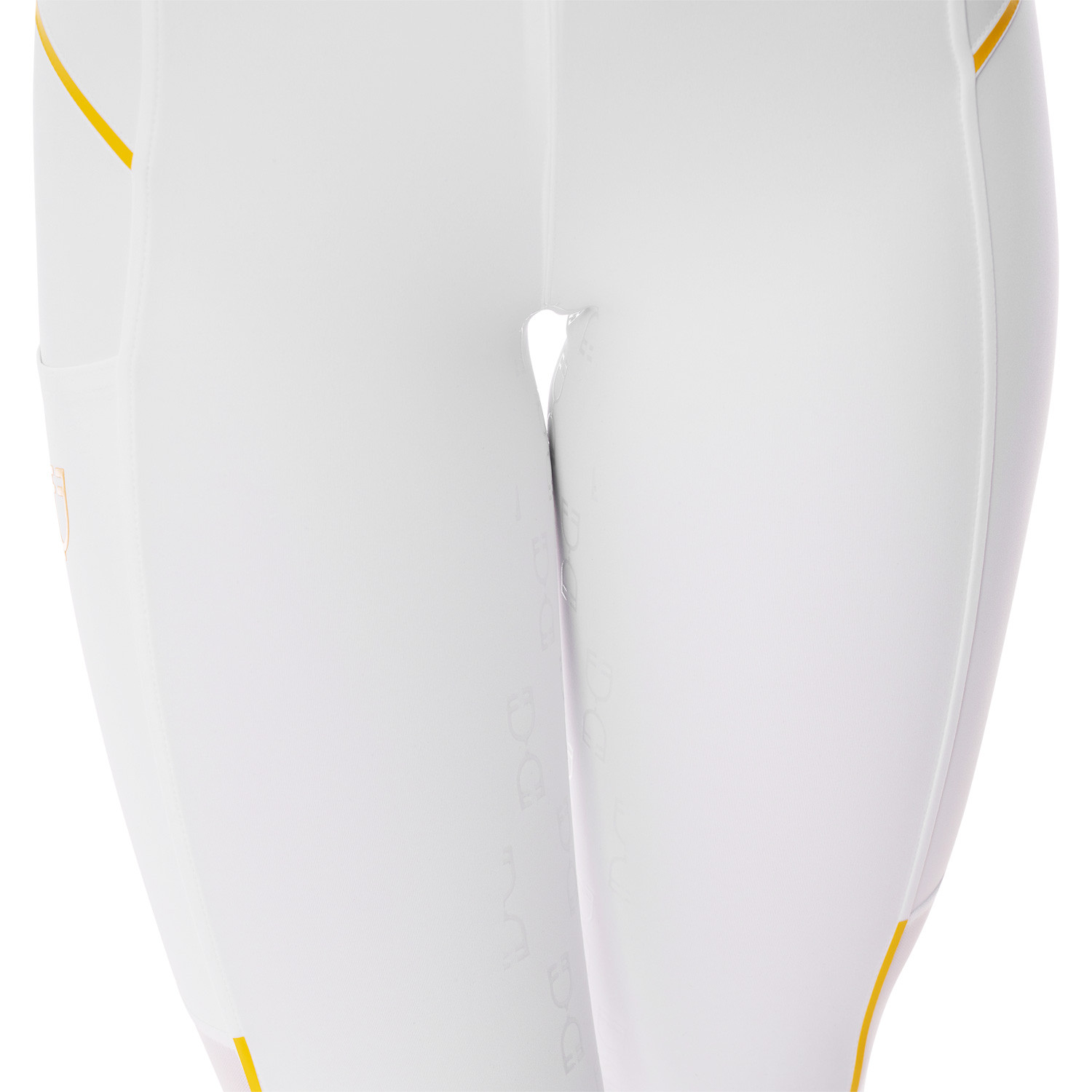 Schmale Damen-Leggings mit Micro-Mesh-Einsätzen