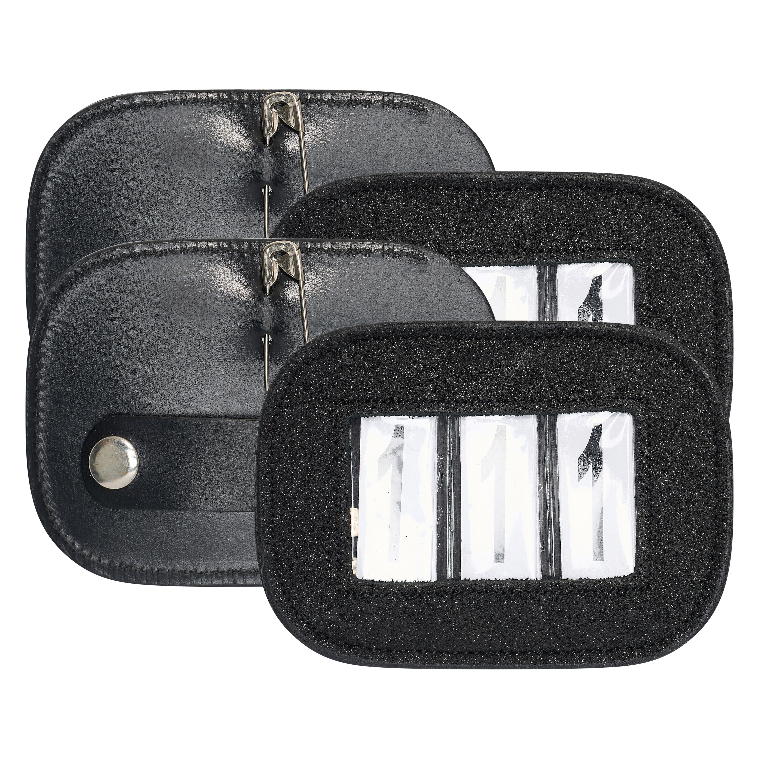 Turniernummern Glitter square, Satz von 2 Stk