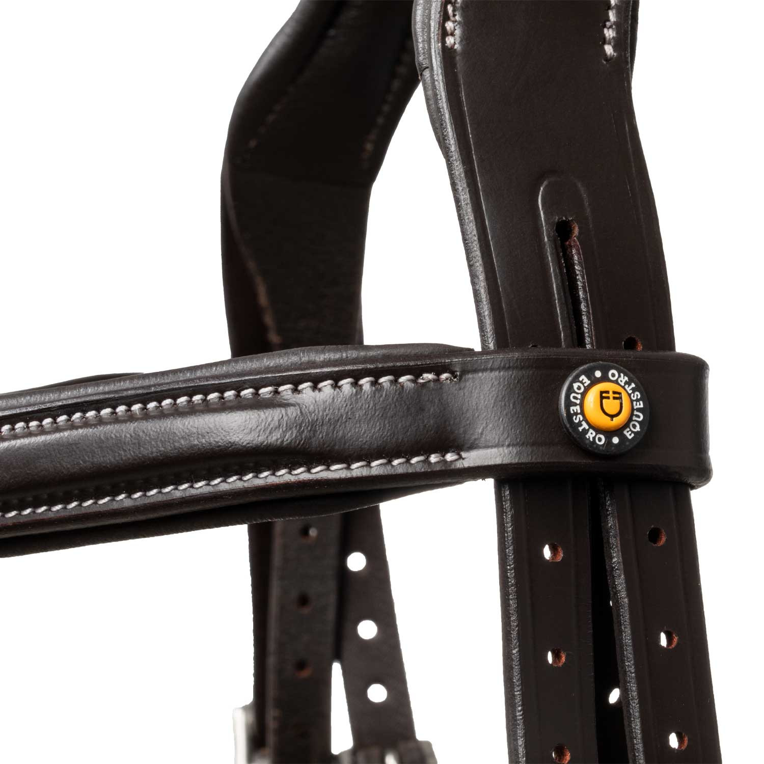 Trense aus weichem, gestepptem Leder