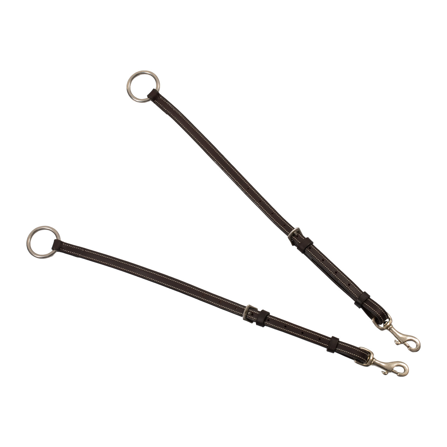 Anatomisches Leder-Vorderzeug mit abnehmbarem Martingal