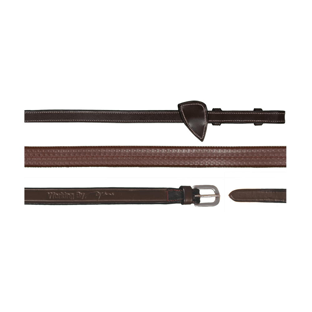 5/8" (16 mm) rênes caoutchoutées