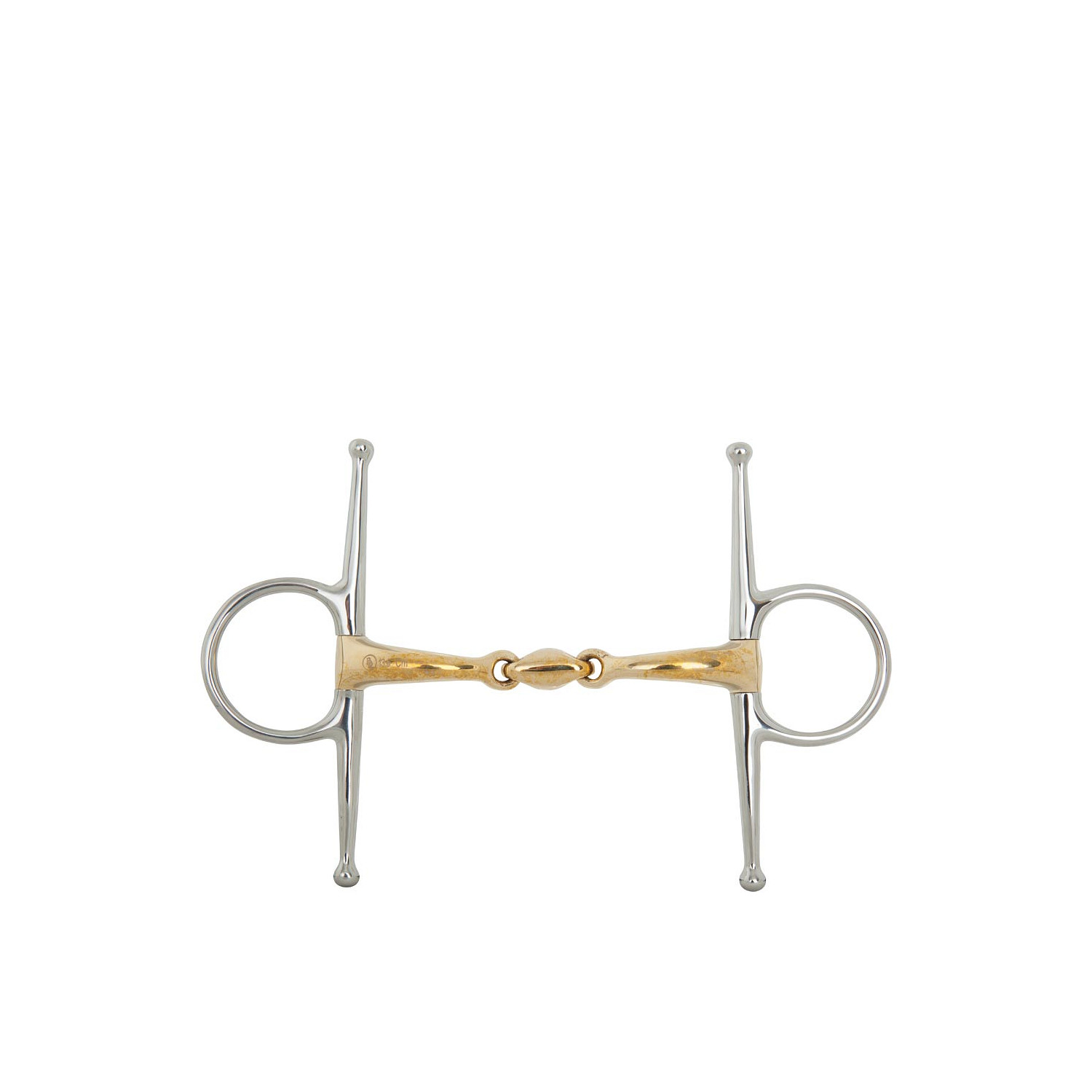 Knebeltrense doppelt gebrochen Soft Contact 14 mm Shanks 127 mm