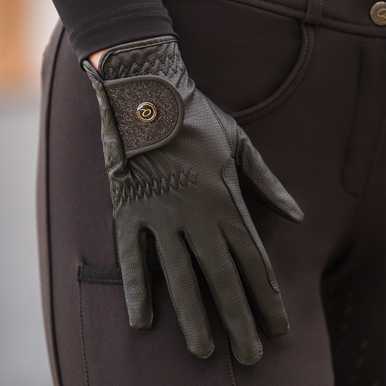 Glitz riding glove