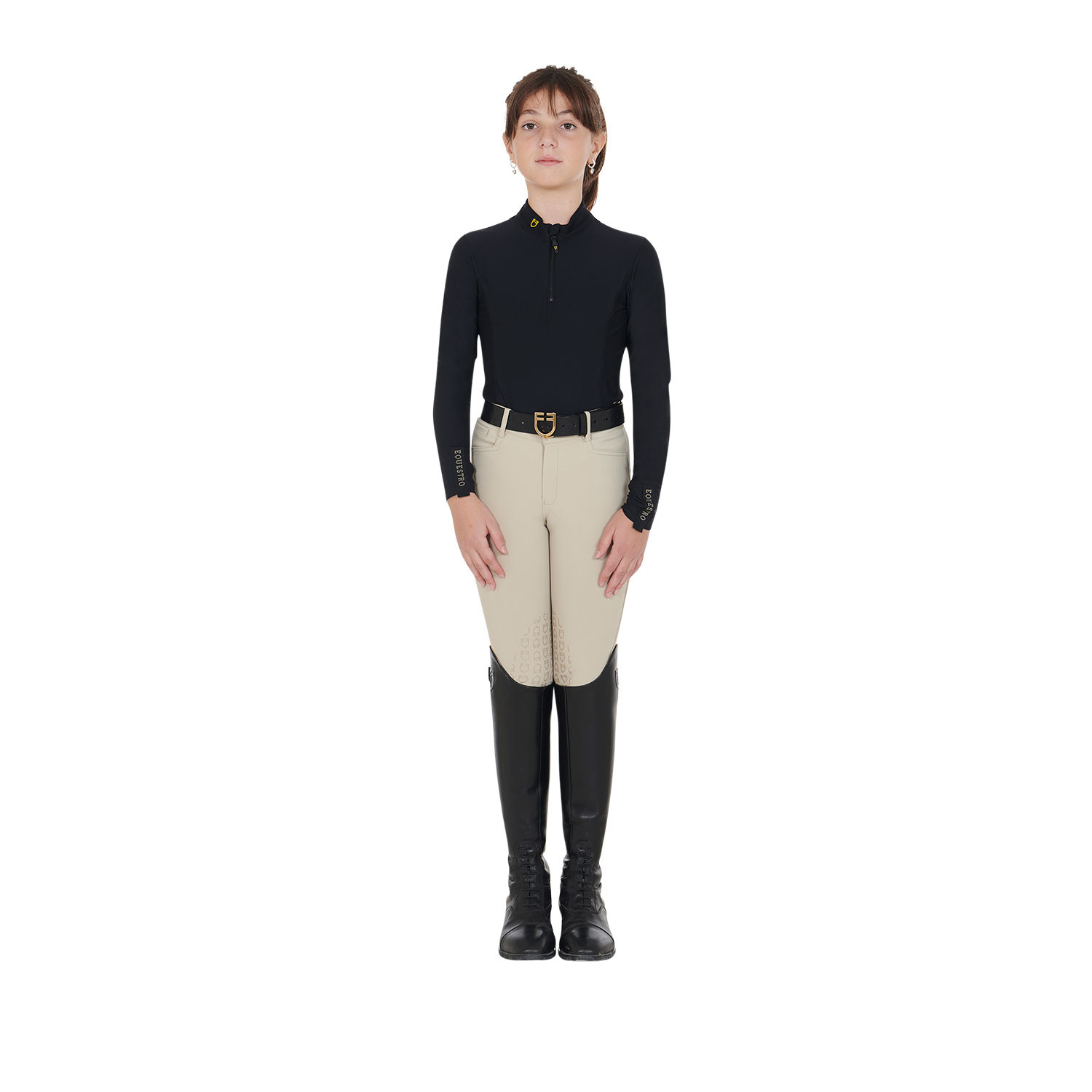 Langärmeliges Trainings-Base-Layer für Mädchen