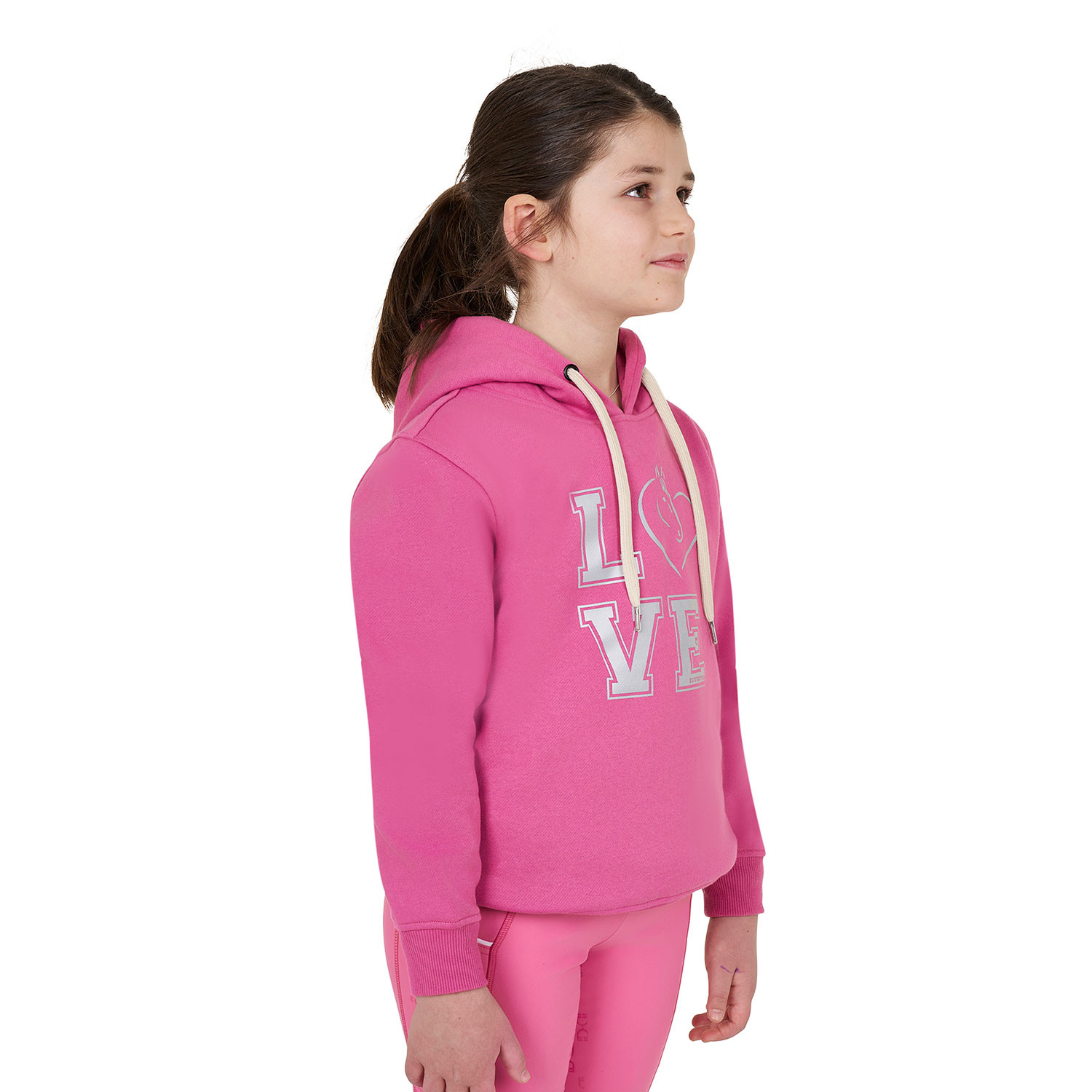 Kapuzen-Sweatshirt Winter Love für Mädchen