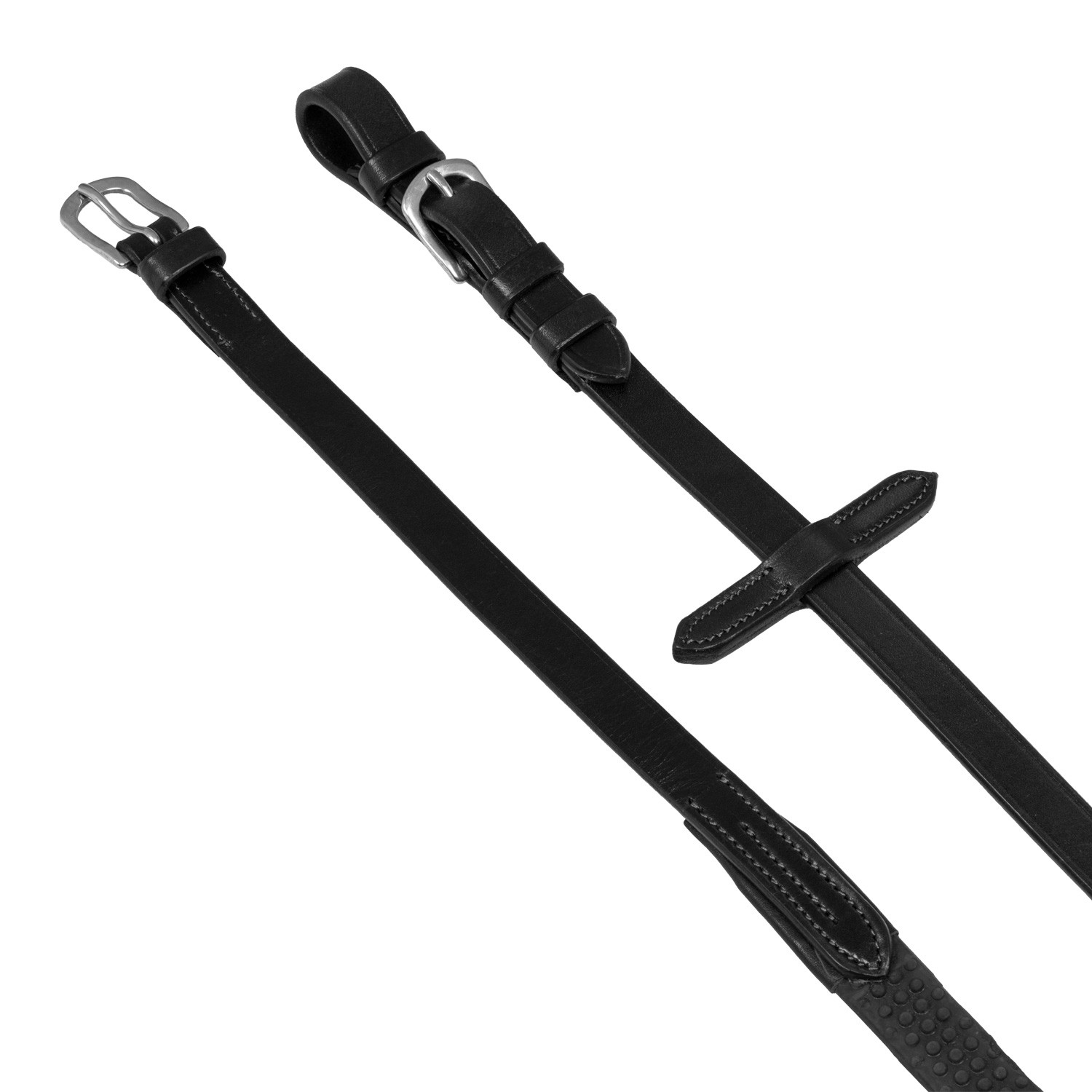 Zügel aus Leder mit Gummigriff
