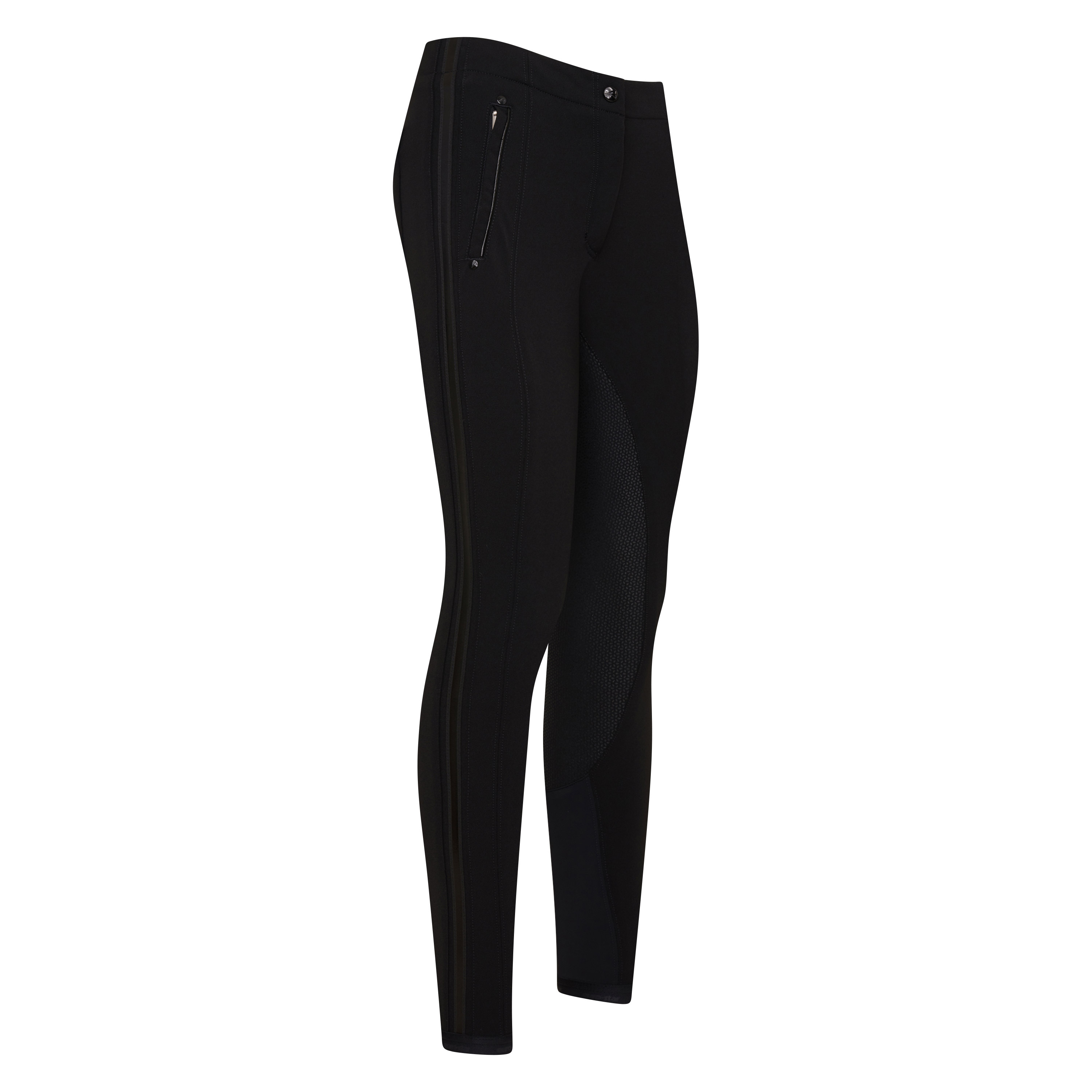 Culotte d'équitation pour femmes Wosha pleine grip en noir