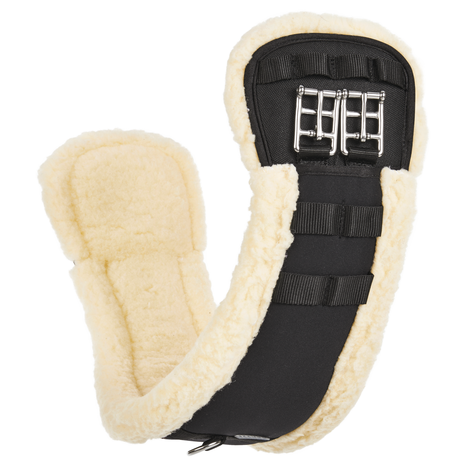 Sattelgurt Kunstfell Curved Dressur D