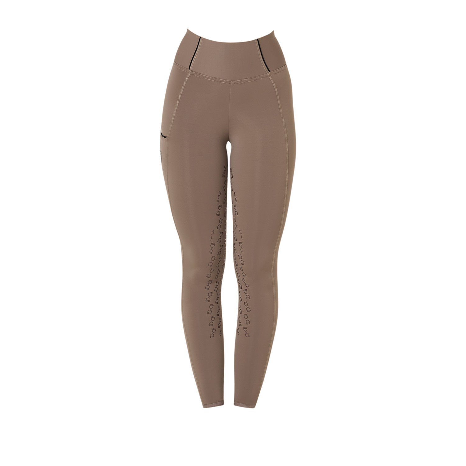 Damen-Leggings Slim Fit mit Vollbesatz