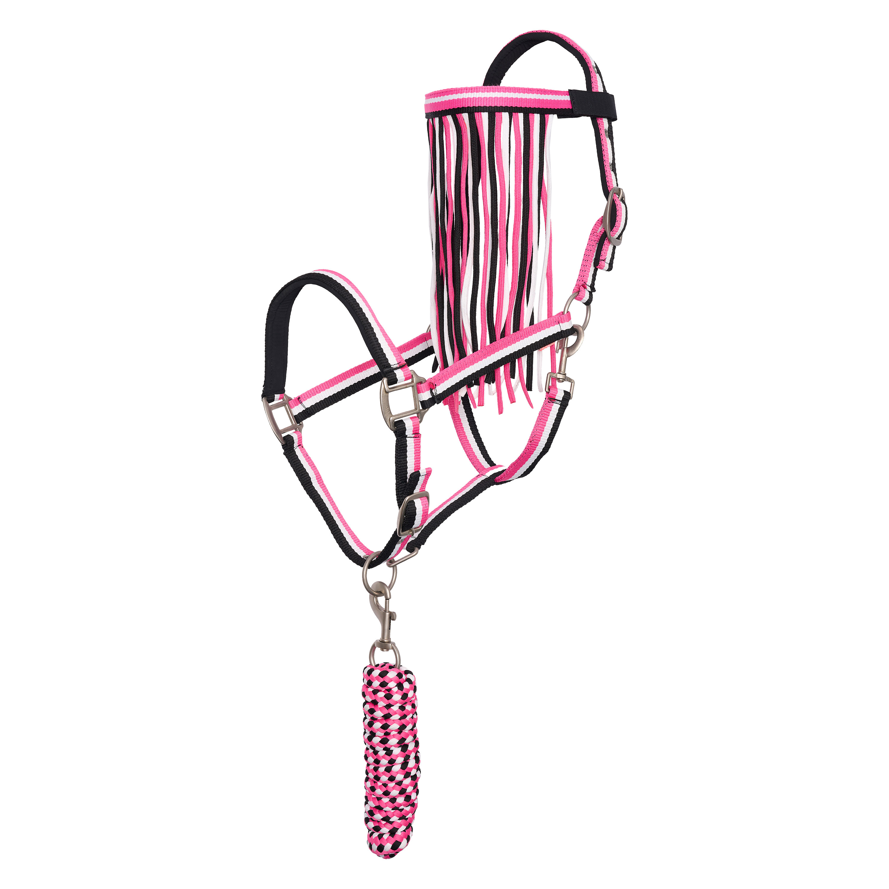 Halfter Nylon mit Anbindestrick und Fliegenfransen