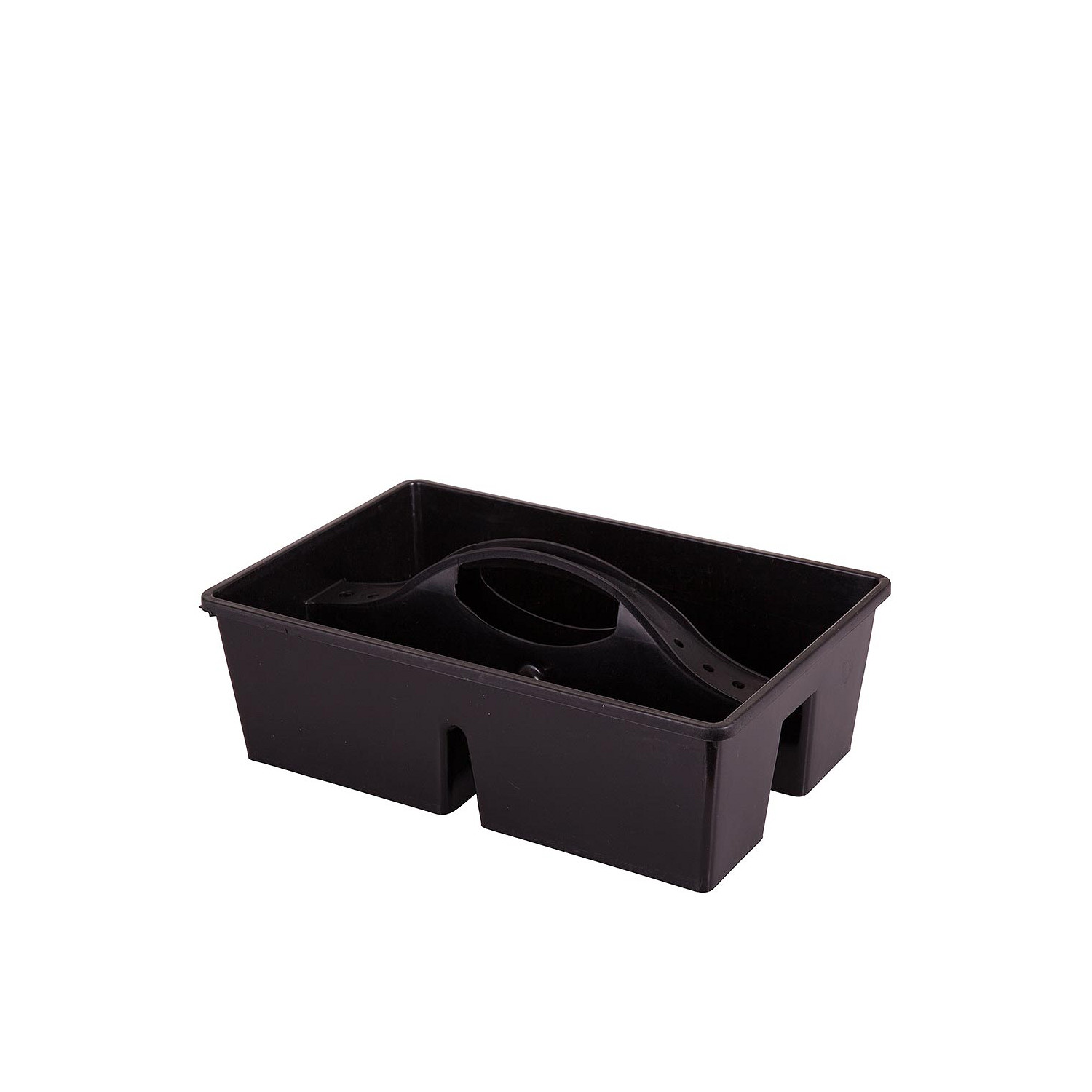 Putzkasten in schwarz