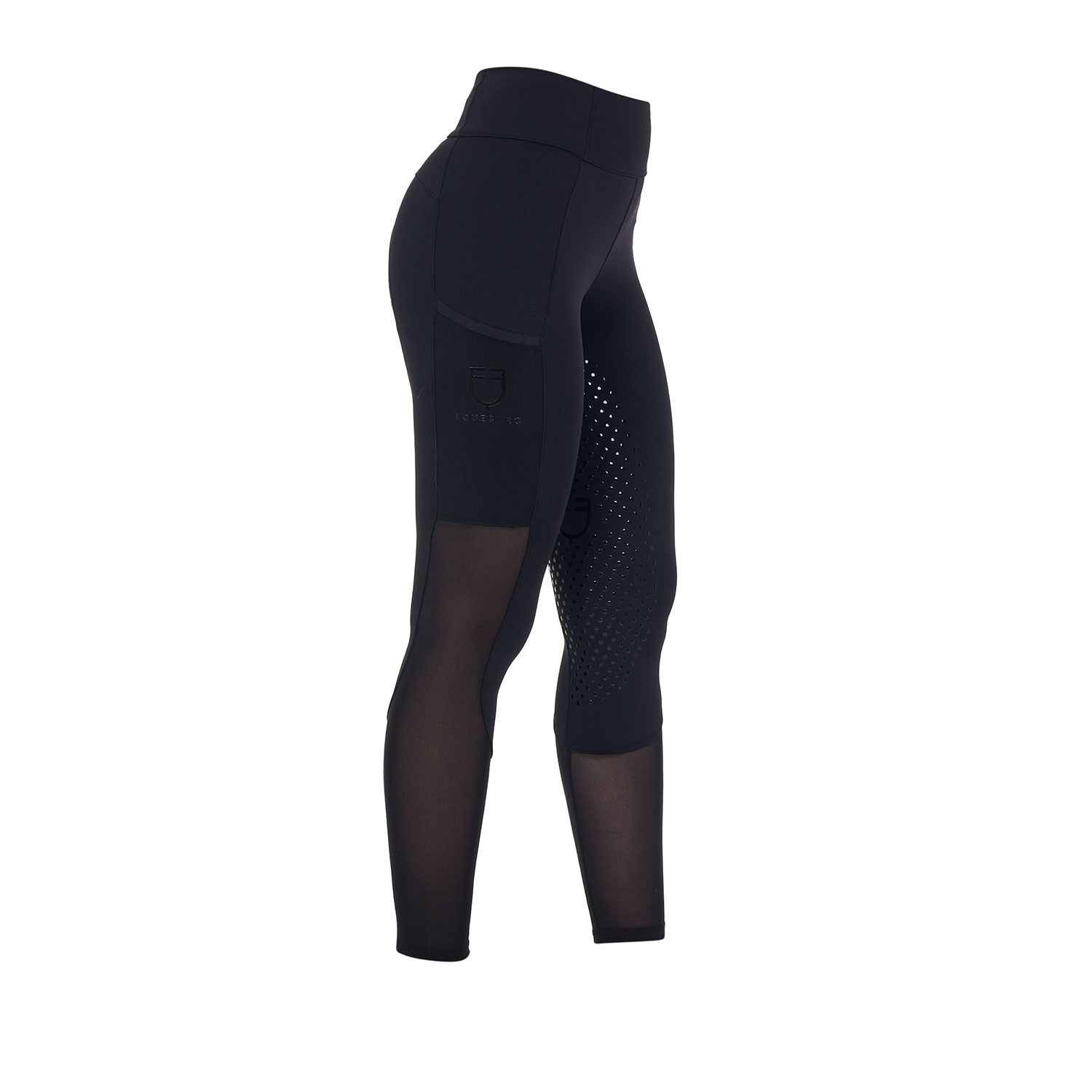 Full-Grip-Reithose für Damen mit perforierten Einsätzen