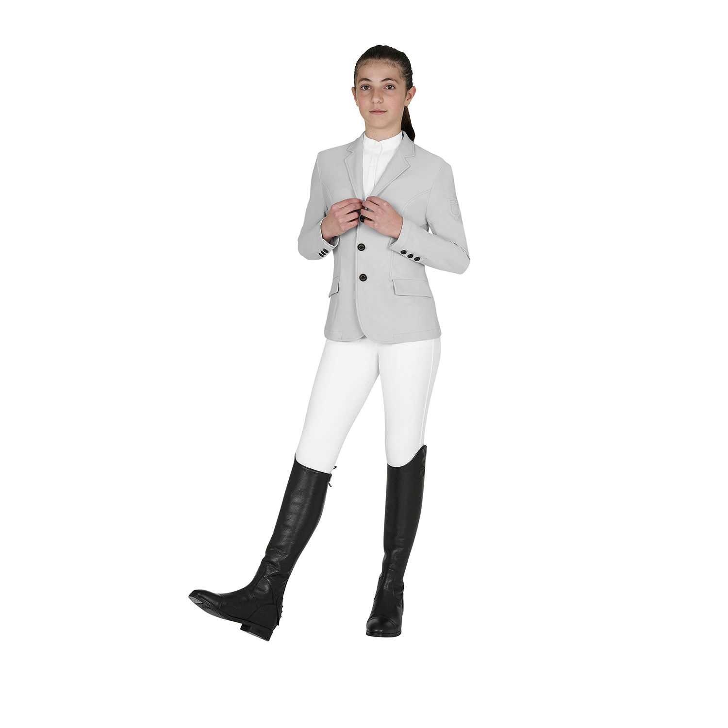 Kinder-Turnierjackett Slim Fit mit drei Knöpfen