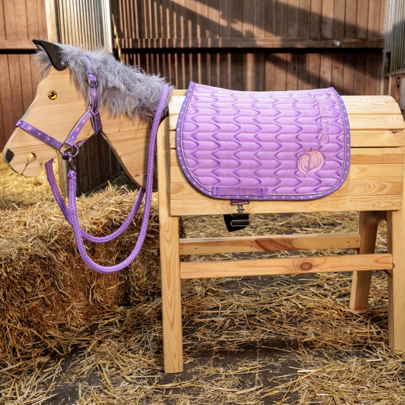 Hobby horse saddle pad "Unicorn Academy"-Kids