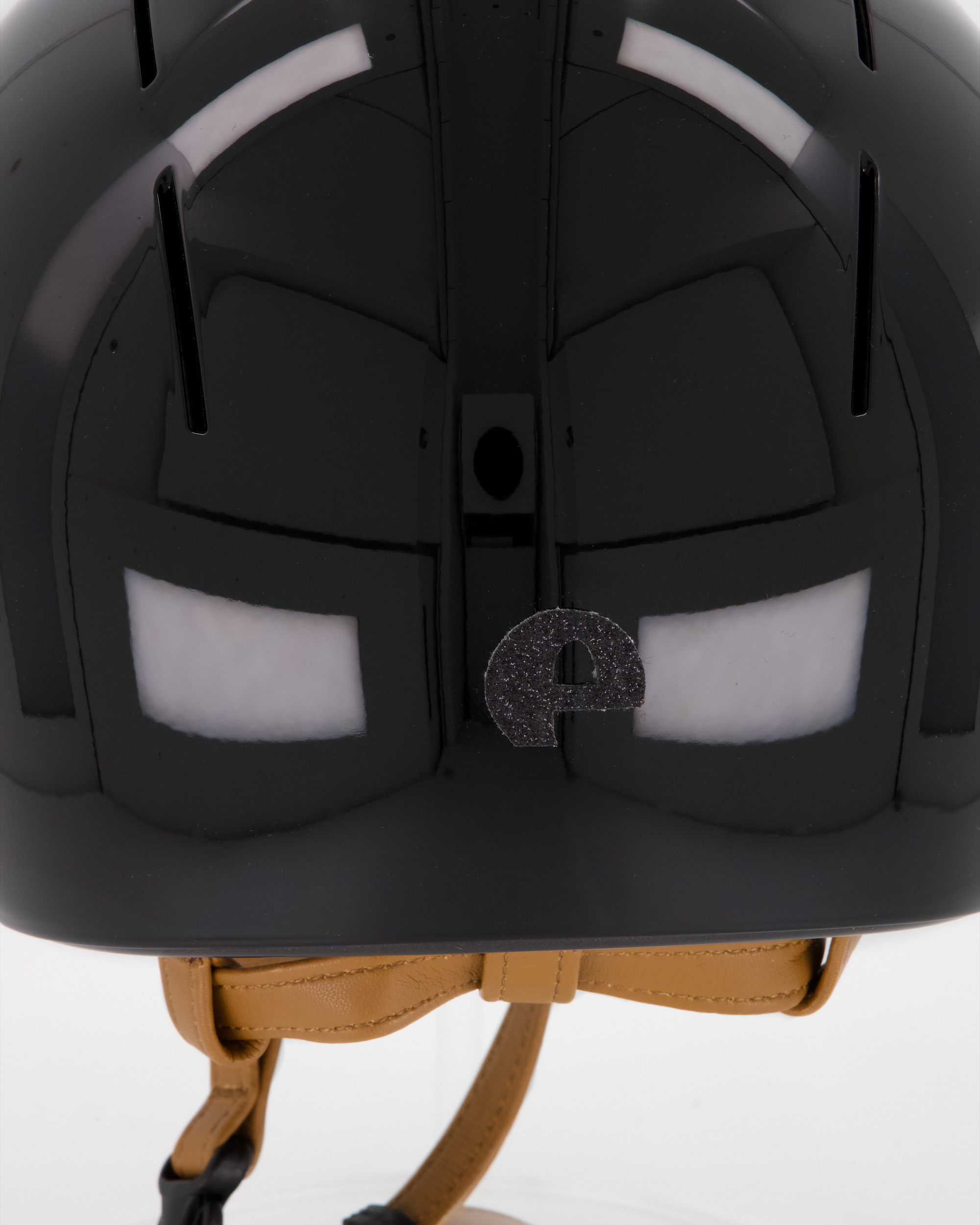 Reithelm Smart Nova Polish Star mit beigen Kinnriemen