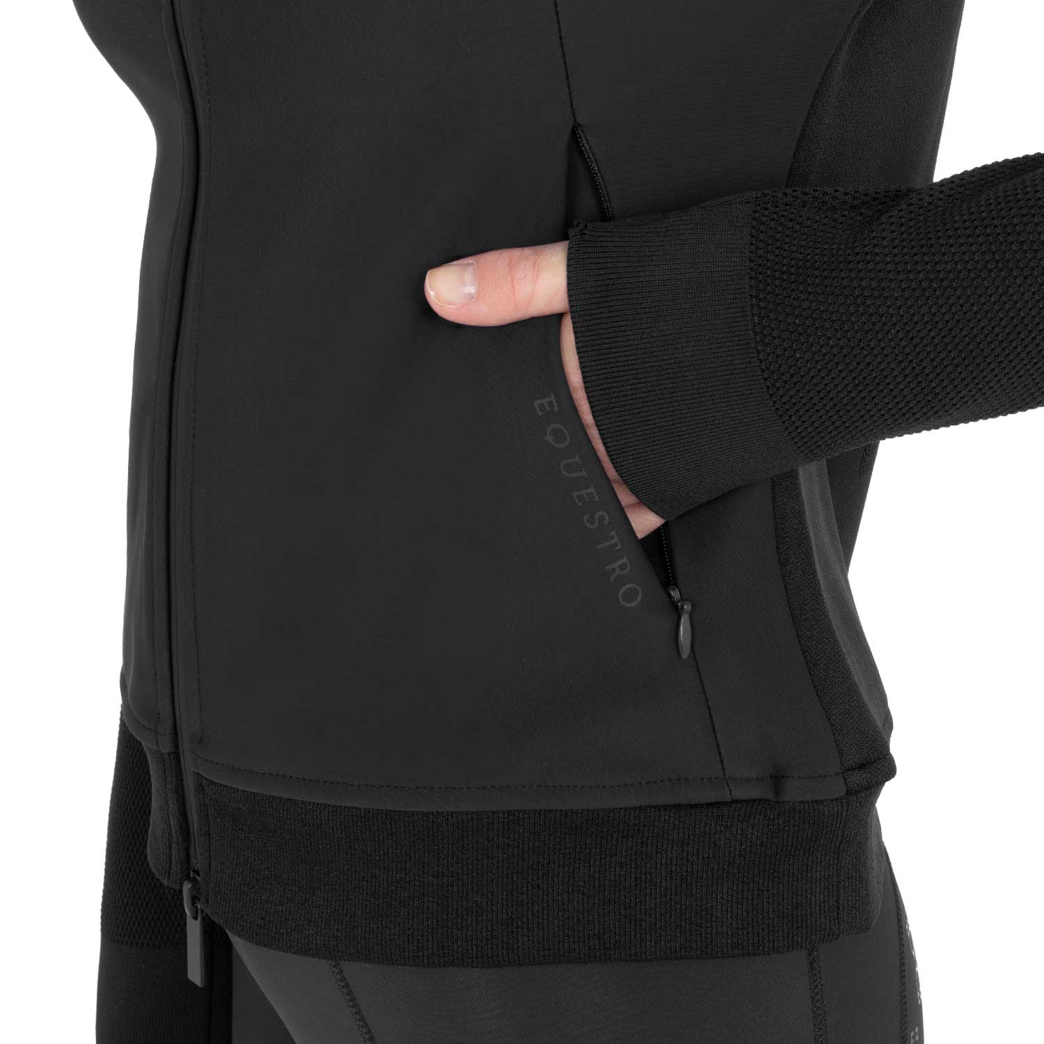 Technisches Kapuzensweatshirt für Damen mit Micro-Mesh-Einsätzen
