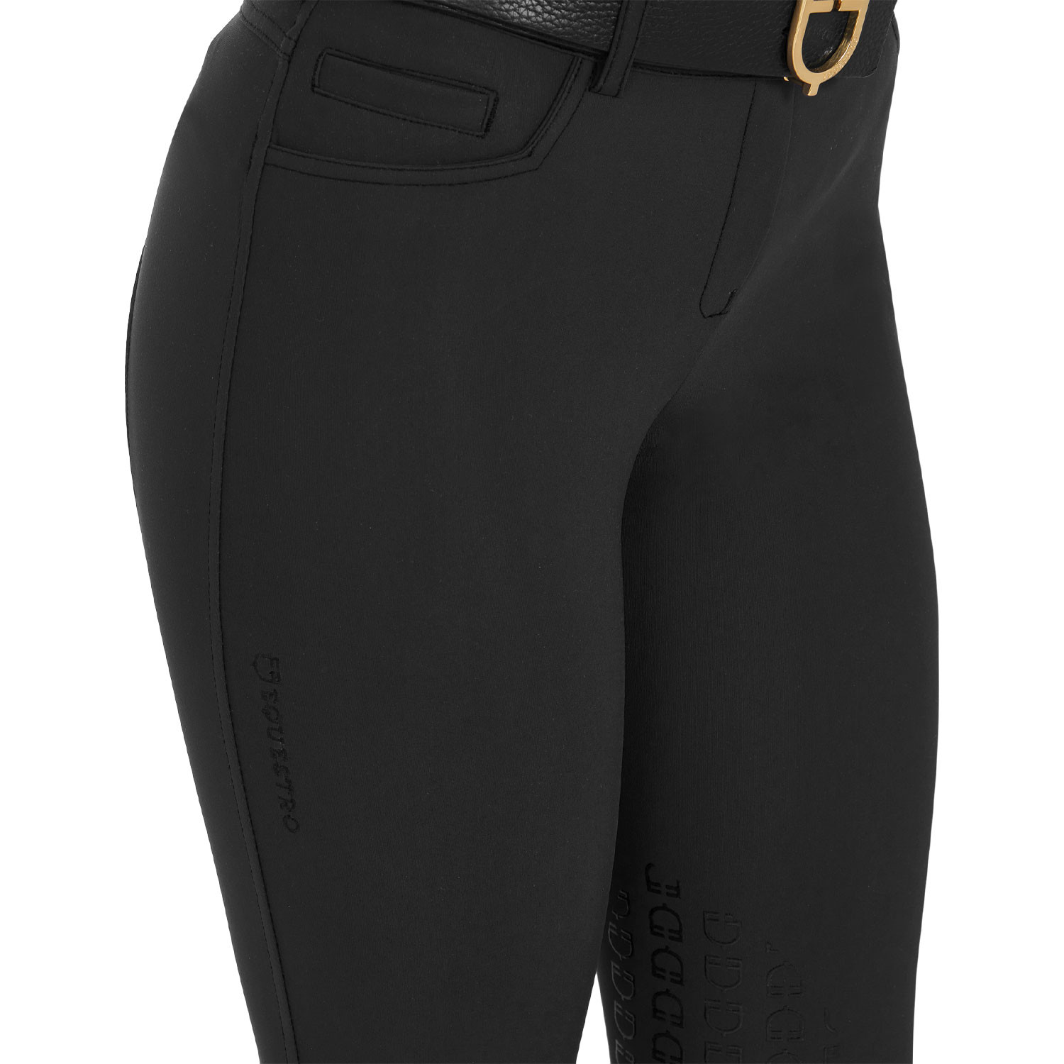 Schmale Damen-Grip-Reithose mit Logo
