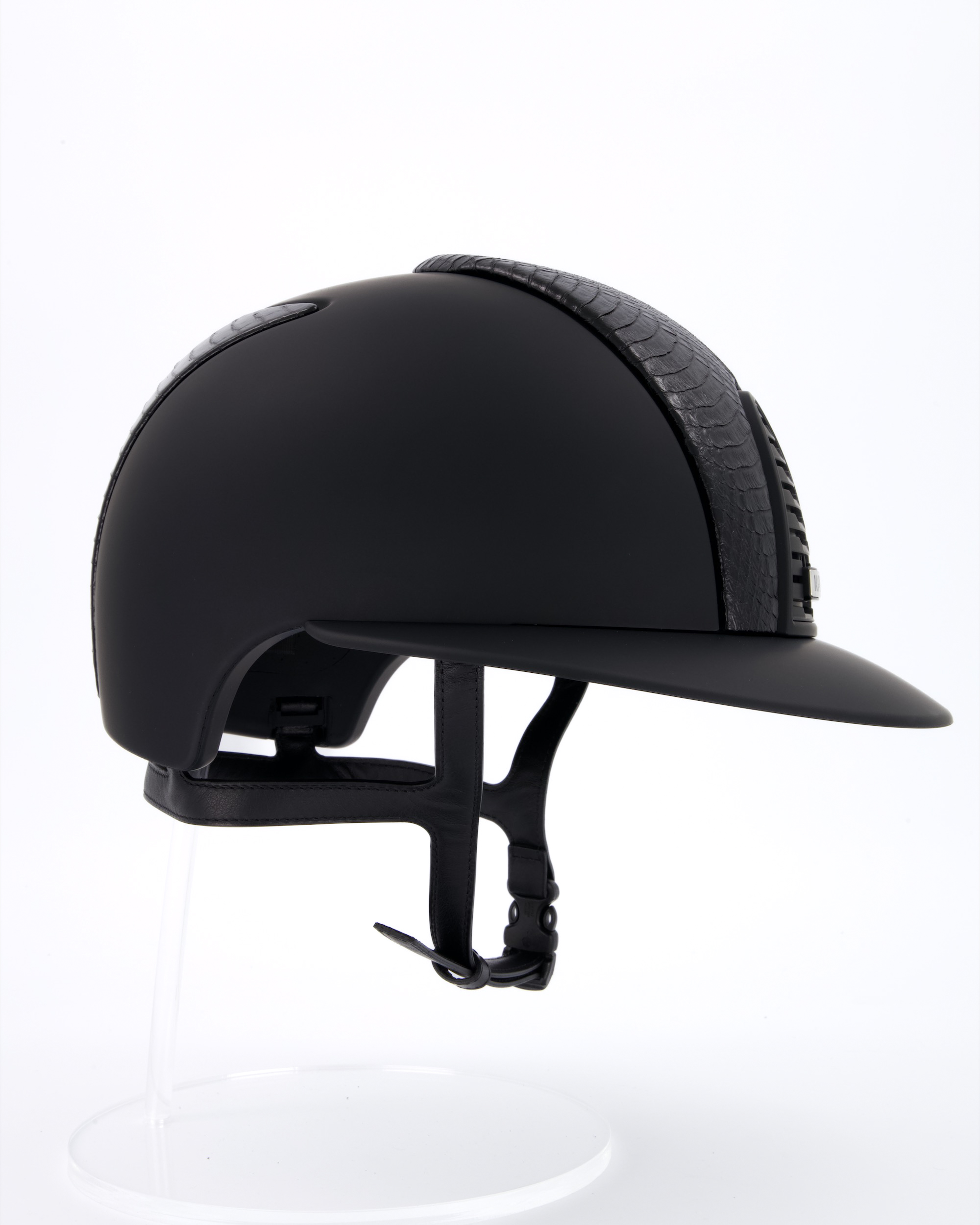 Reithelm Cromo 2.0 Polo Snake Matt in schwarz