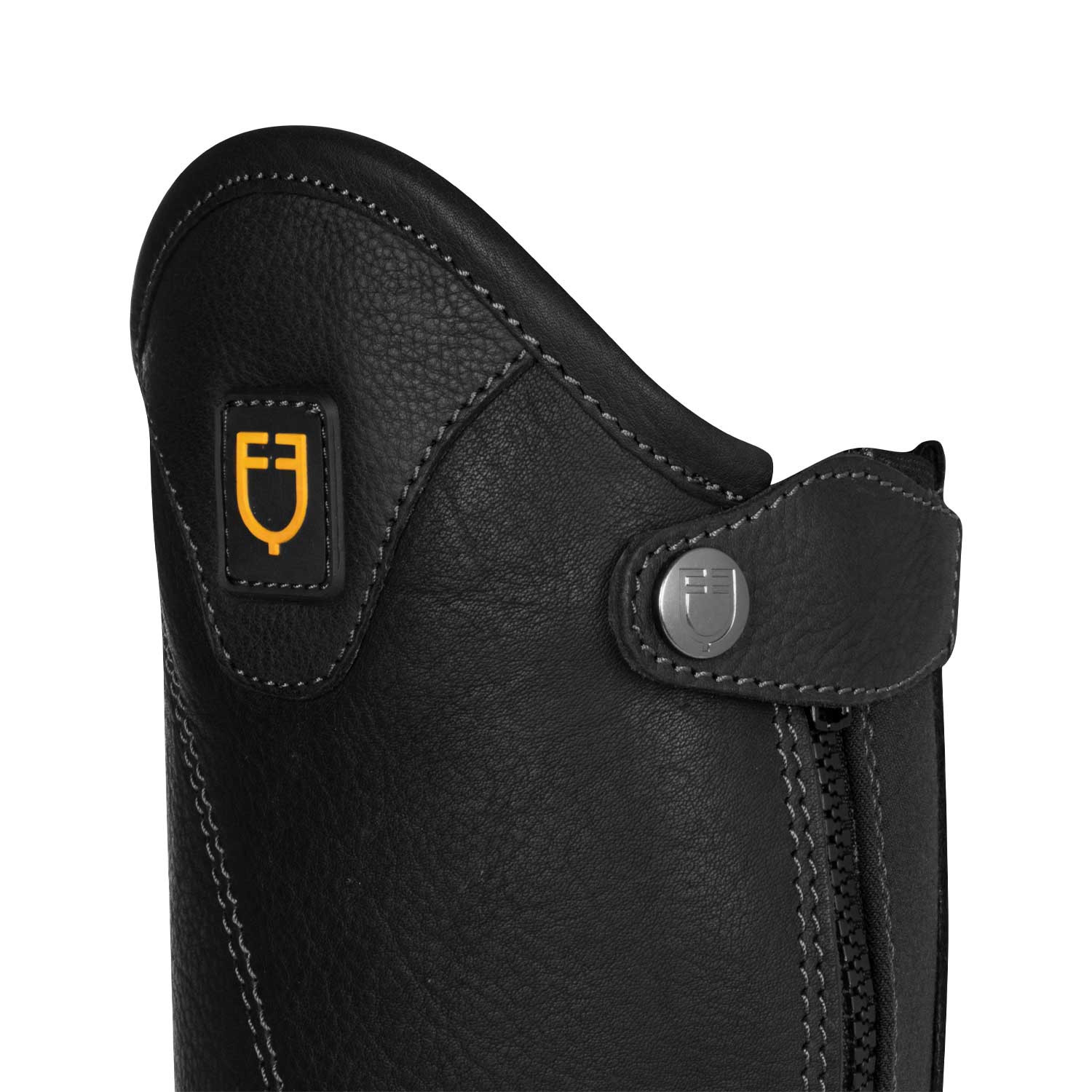 Unisex-Stiefeletten aus weichem Leder mit seitlichem Reißverschluss