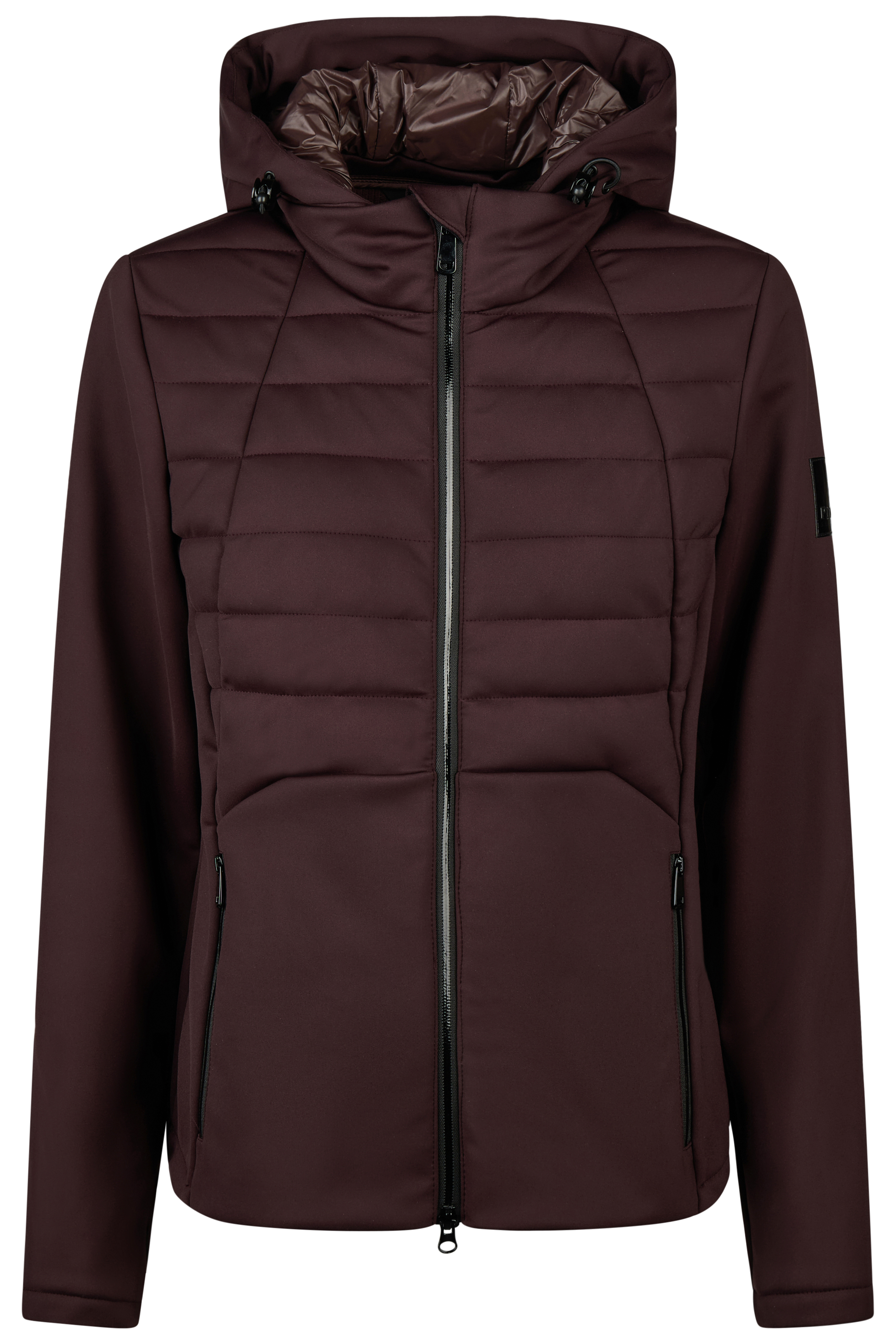 Steppfleecejacke Damen Quiltsiehld Fleece