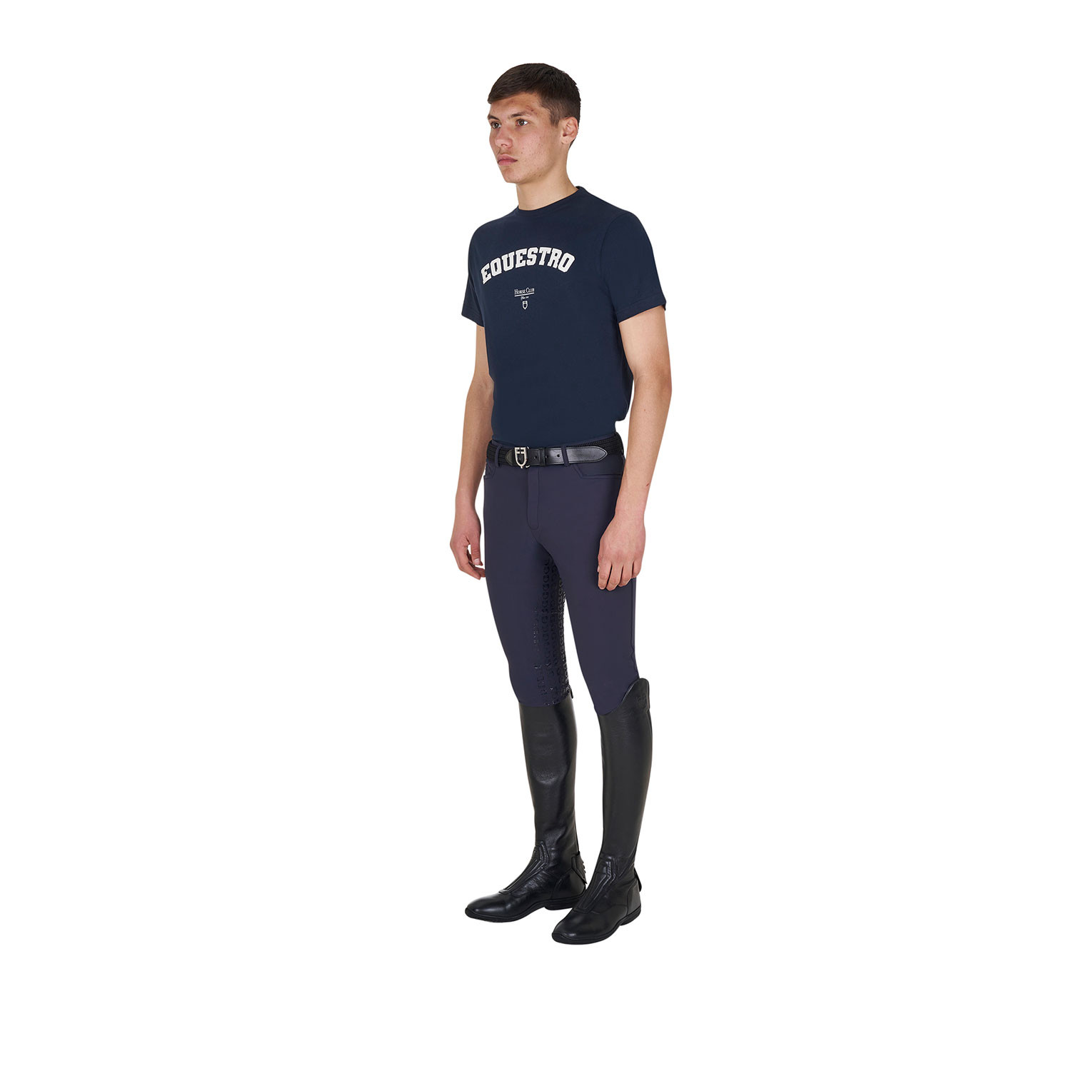 Horse Club Baumwoll-T-Shirt für Herren