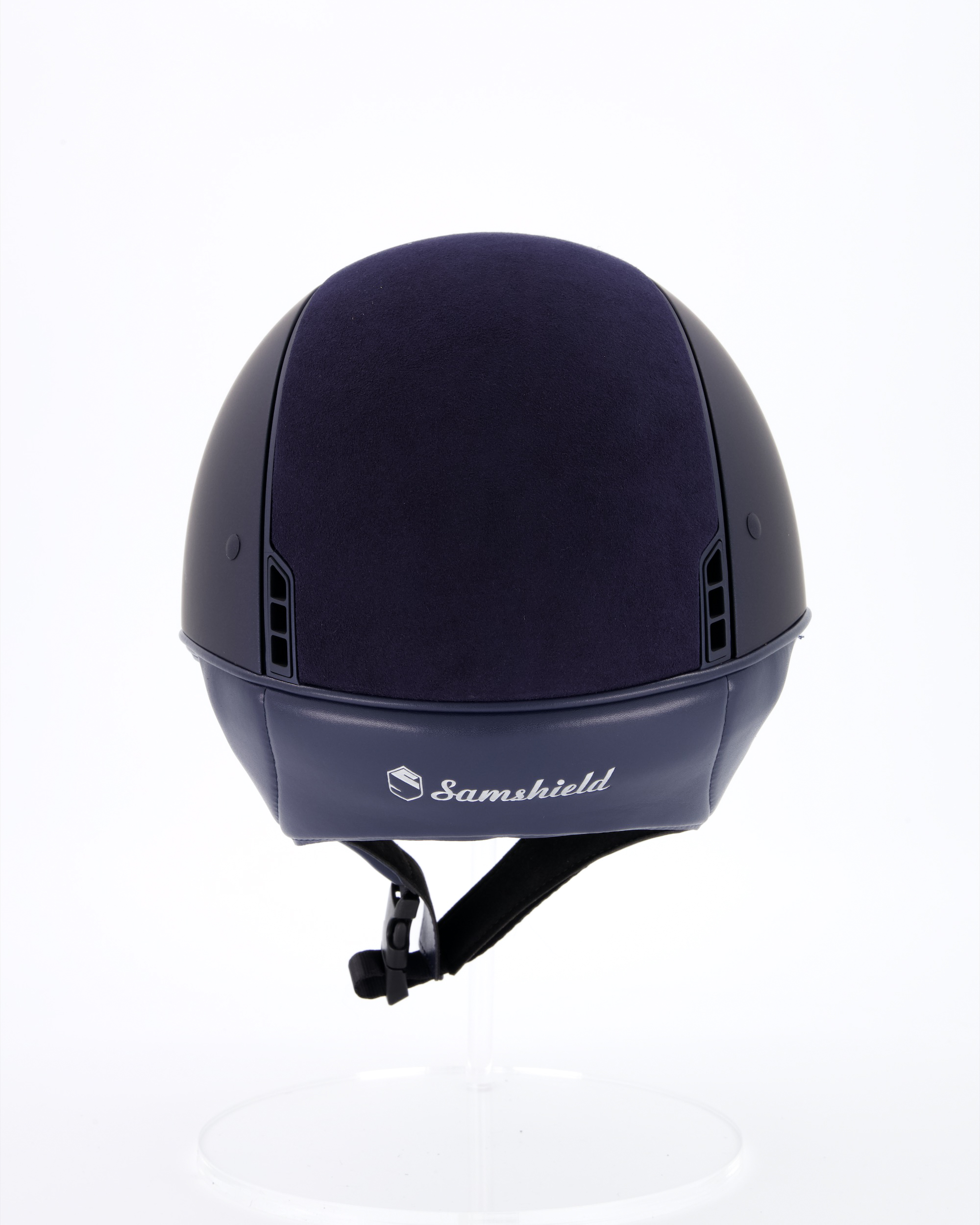 Riding helmet Shadowmatt Limited Edition Alcantara 5 Swarovski in blue