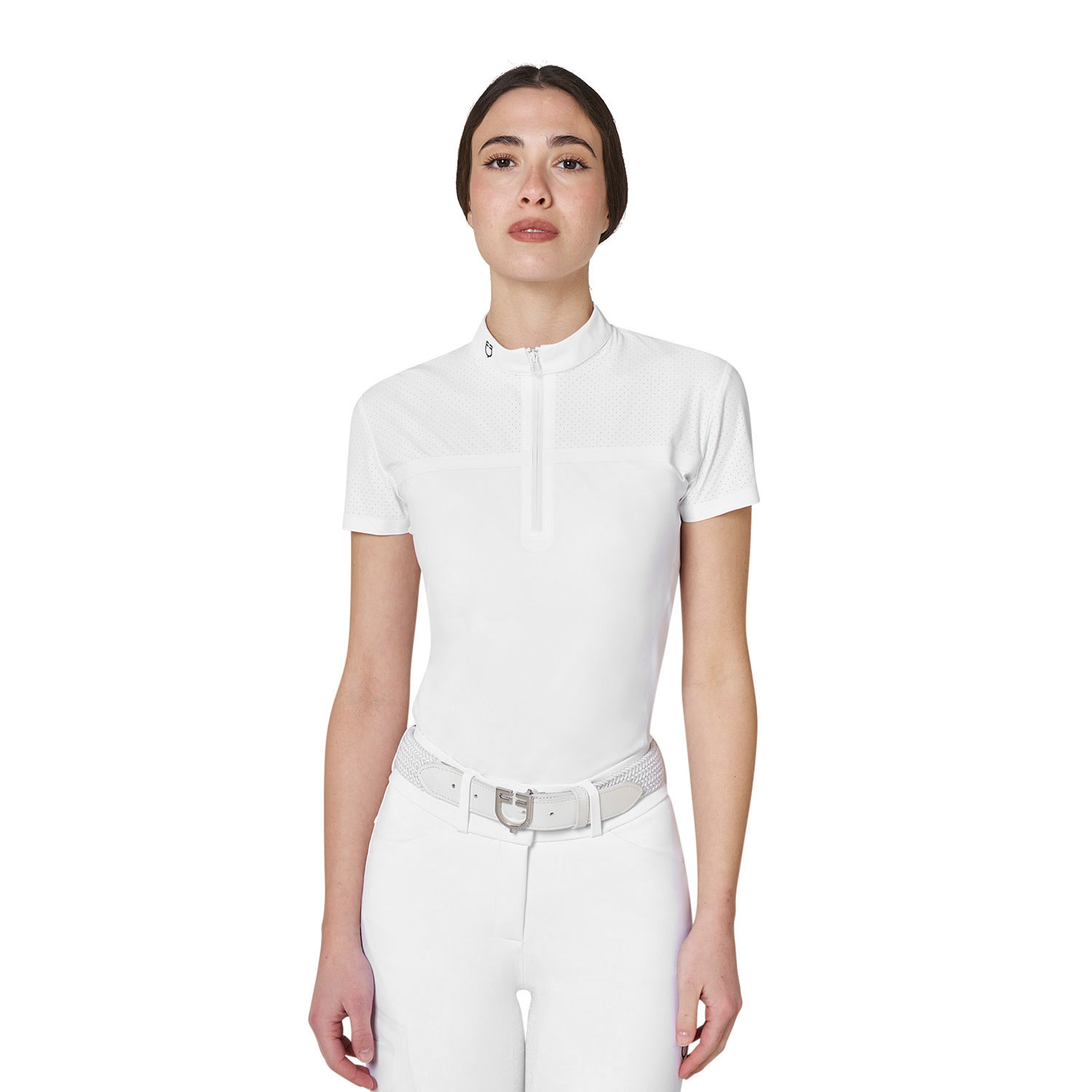 Ridertechnology Turnier-Polo-Shirt aus perforiertem Material