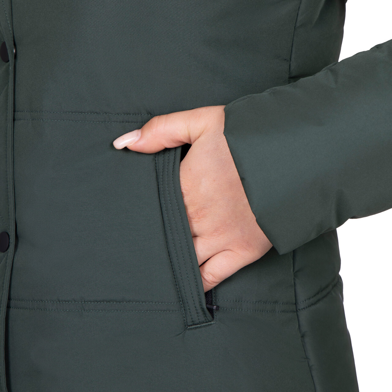 Rayah winter jacket with detachable sleeves