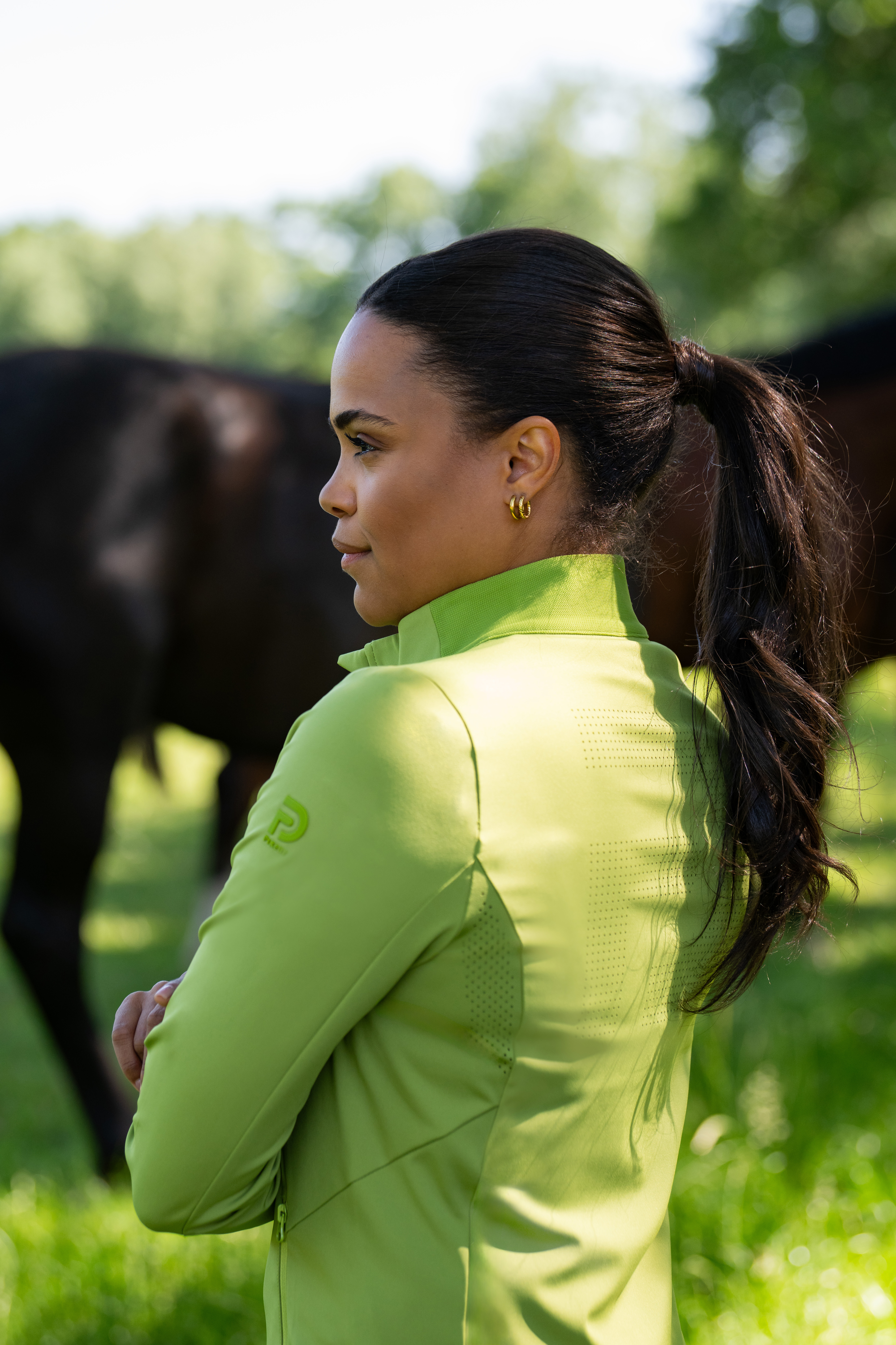Funktionsjacke Damen in leaf green