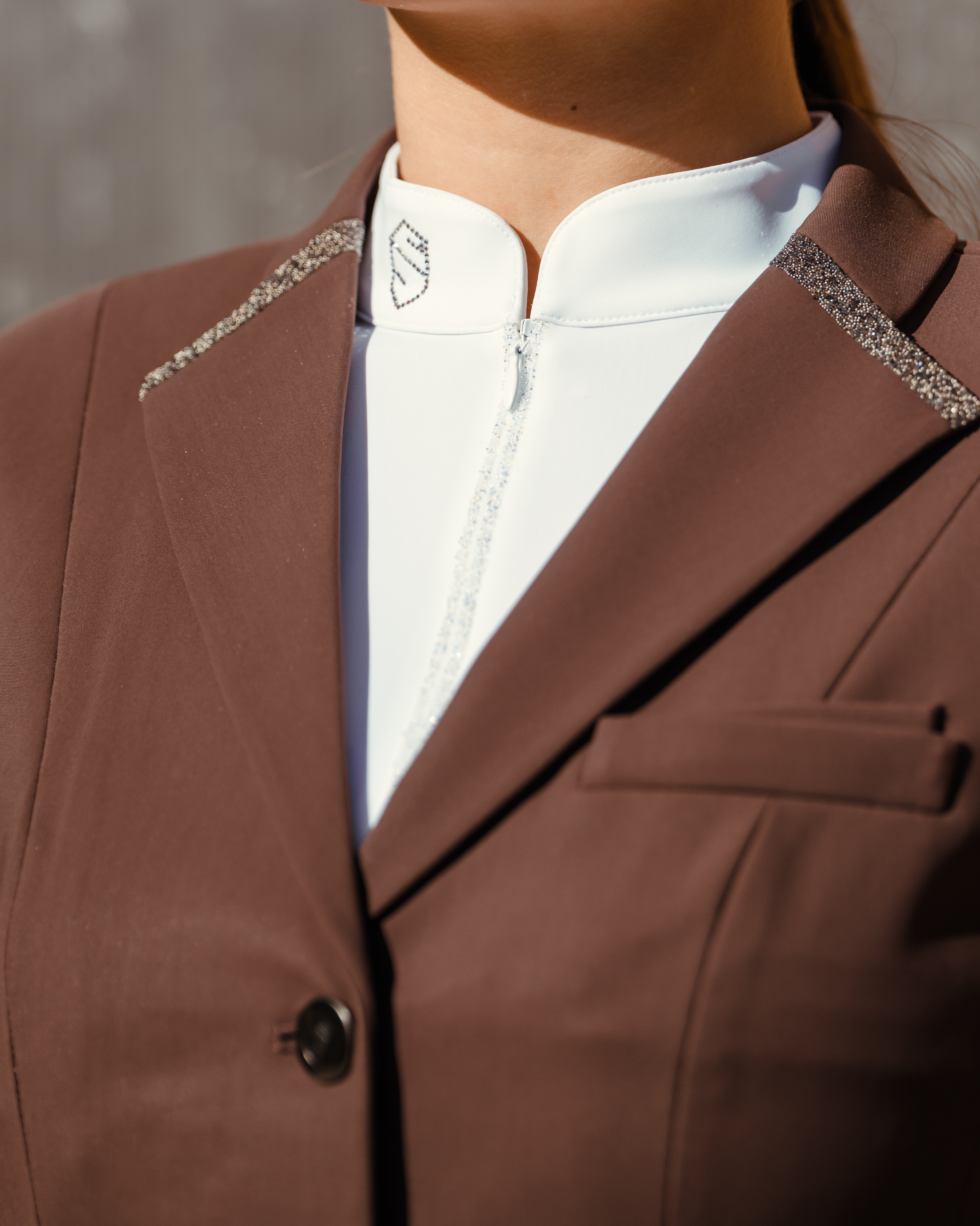Ladies show jacket Victorine Crystal Fabric