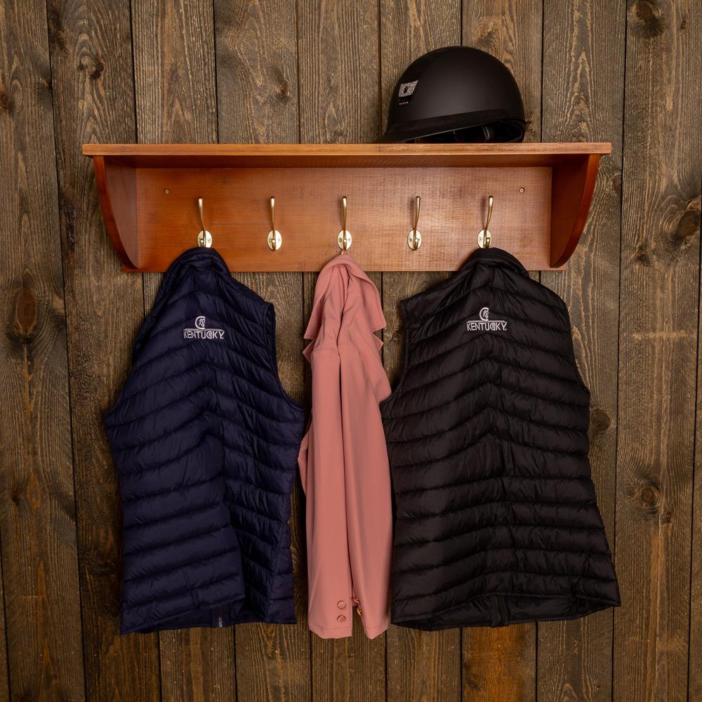 Helmet rack with 5 hooks
