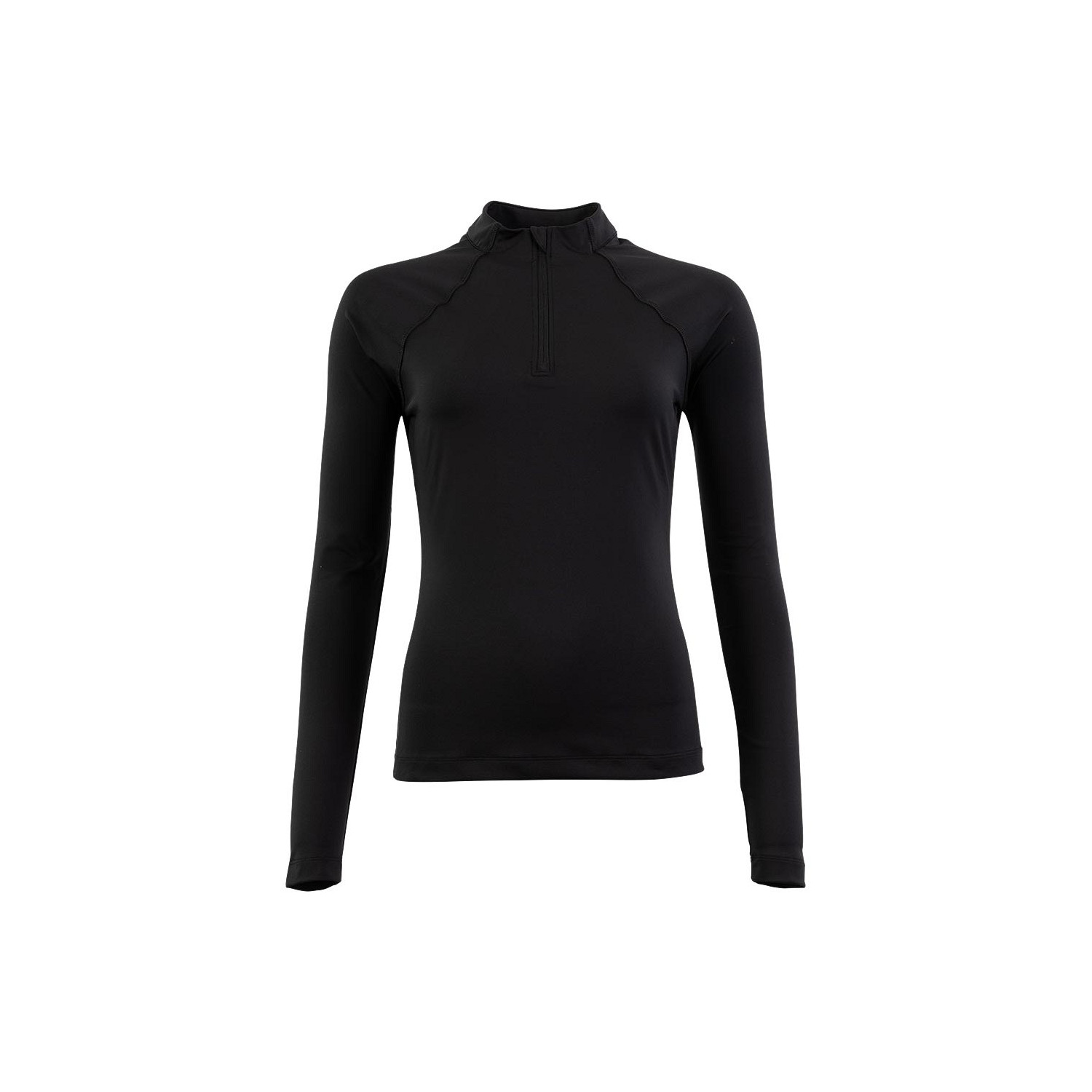 CLX Langarmshirt mit Reißverschluss Damen