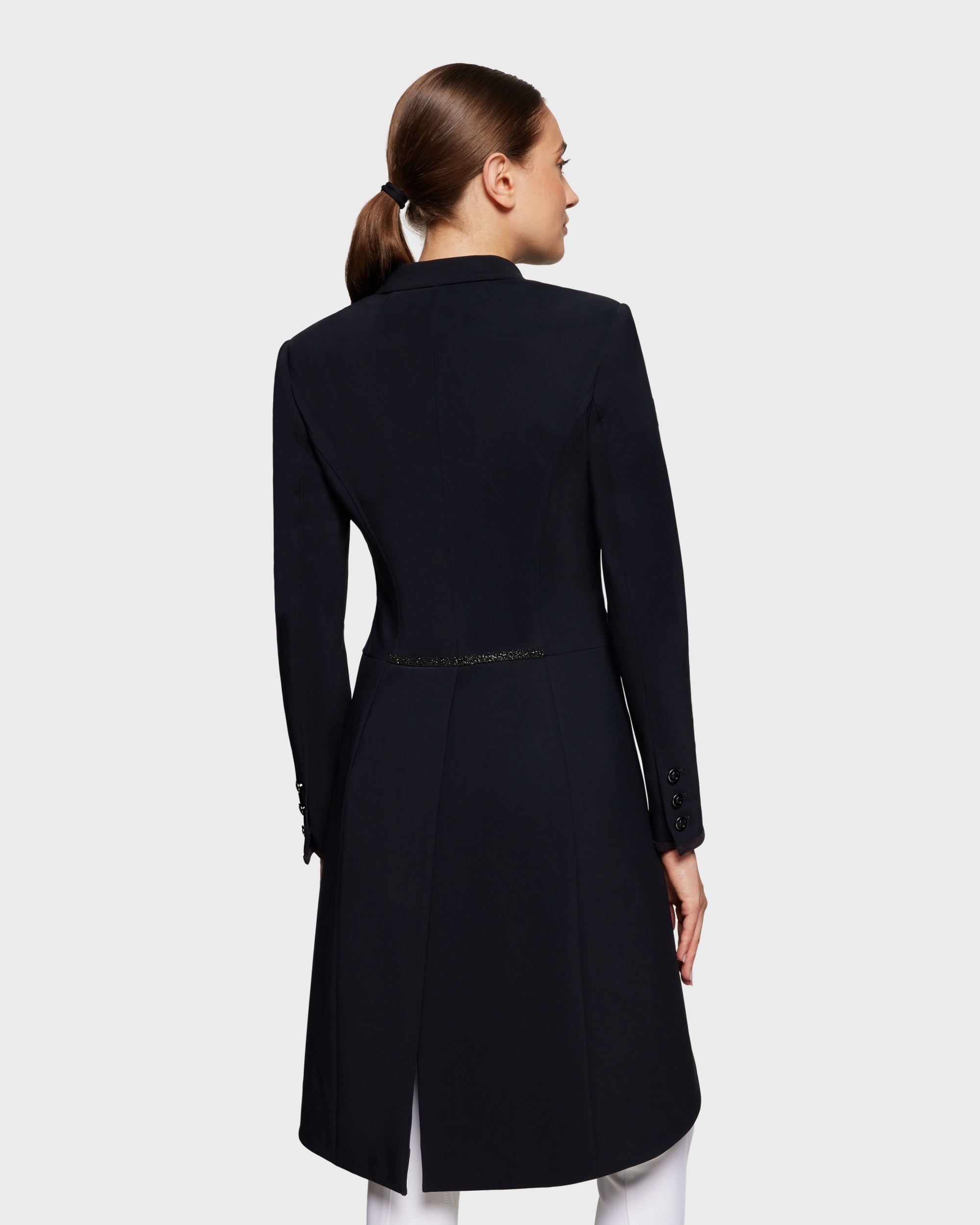 Ladies Crystal Fabric competition tailcoat
