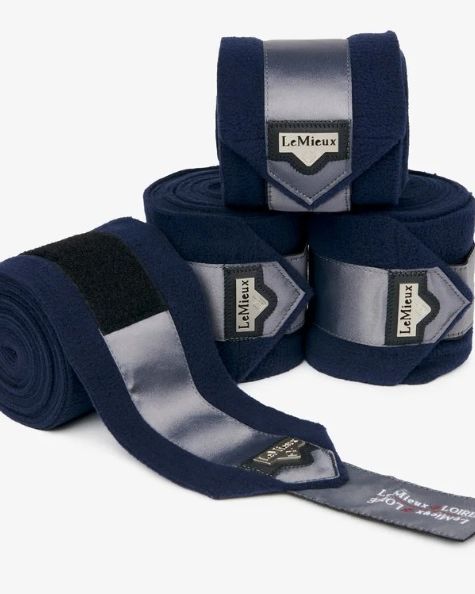 Fleece bandages Loire Polo Twilight in Navy