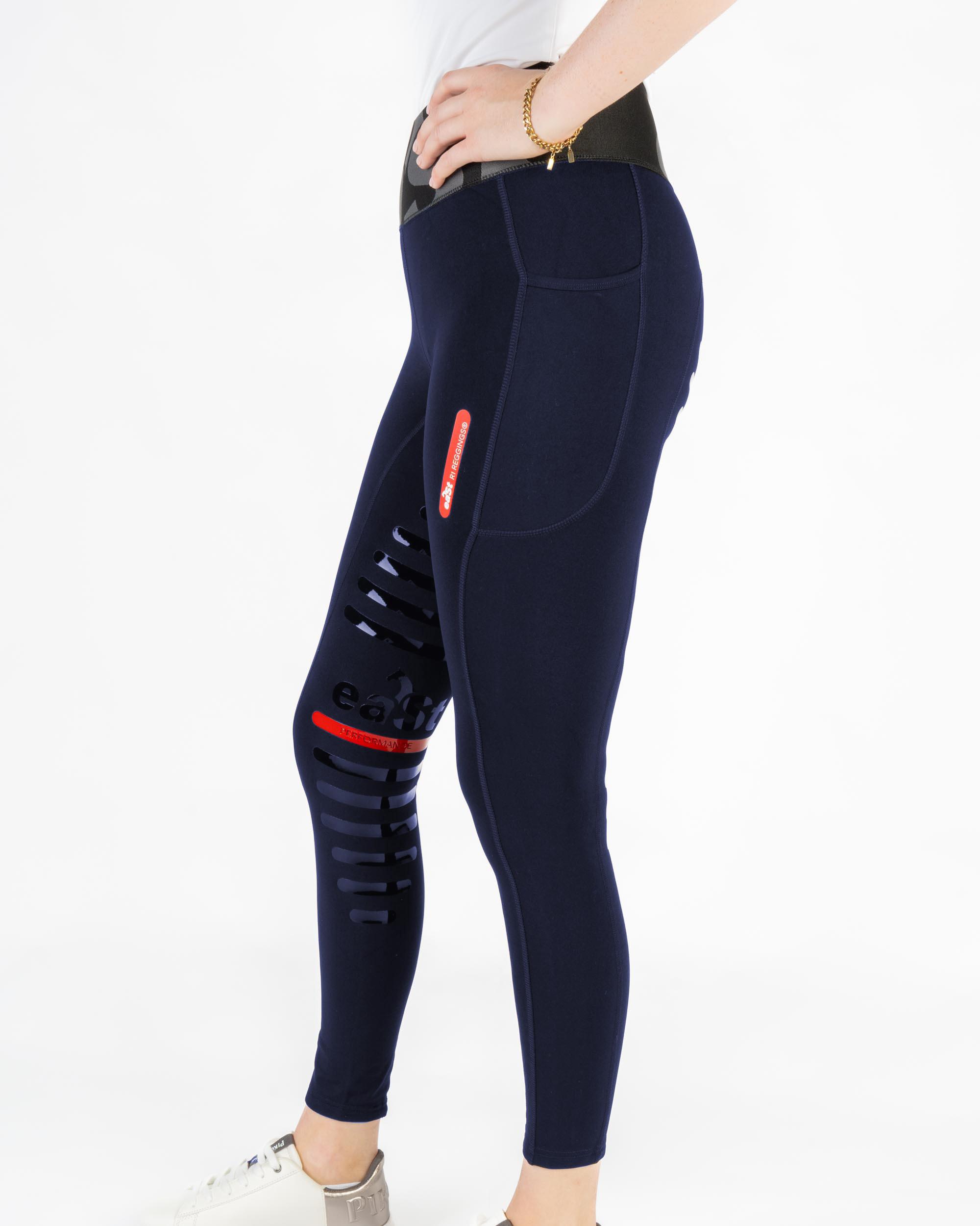 Ladies riding leggings REGGINGS® R1 Highwaist with full grip