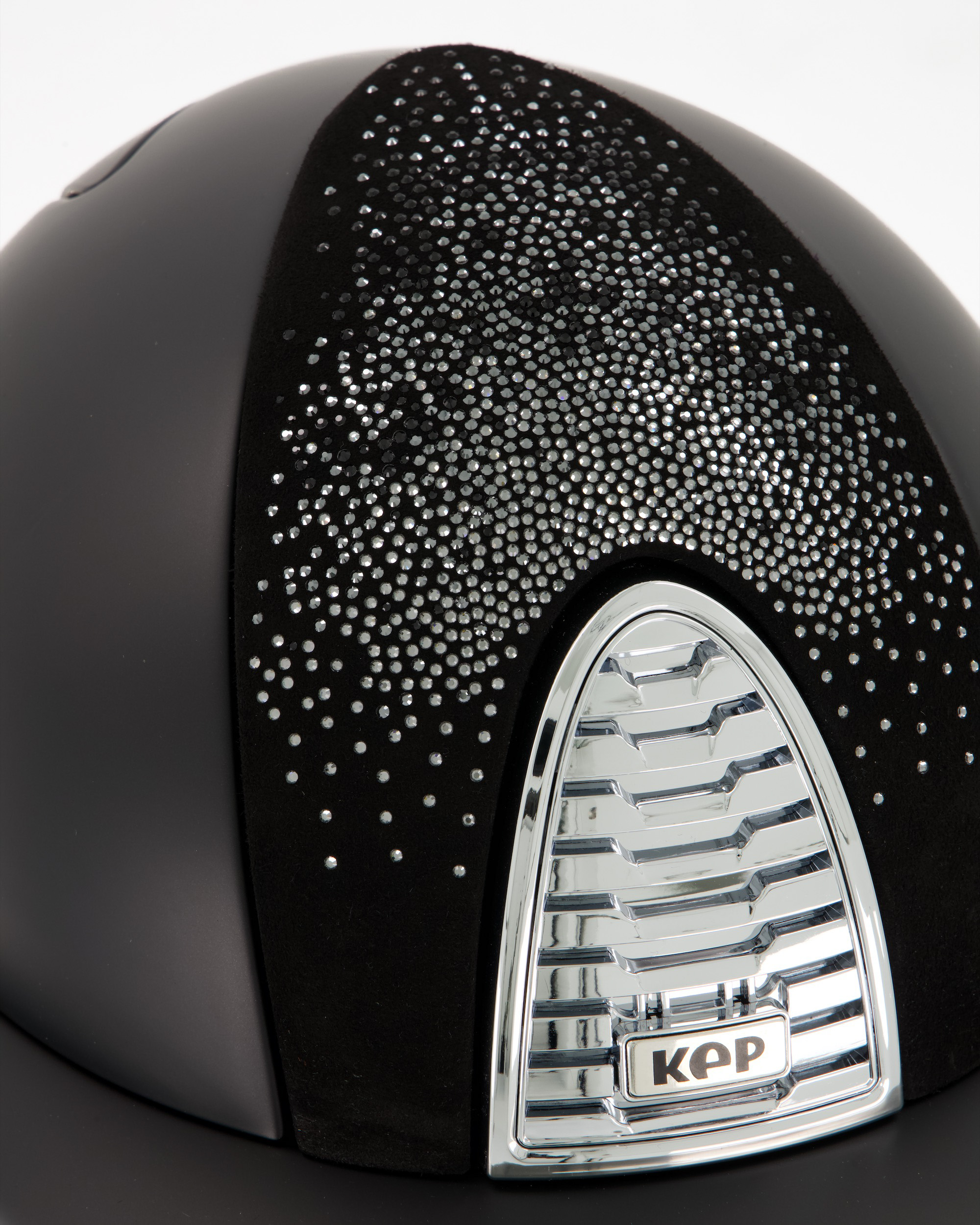 Reithelm Cromo 2.0 Textile Polo Suede Black Silver in schwarz