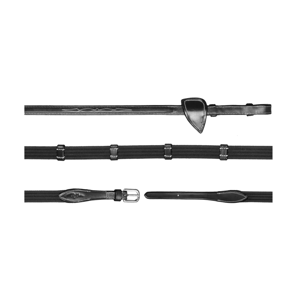 5/8" (16 mm) Gurtzügel mit 9 Lederstegen