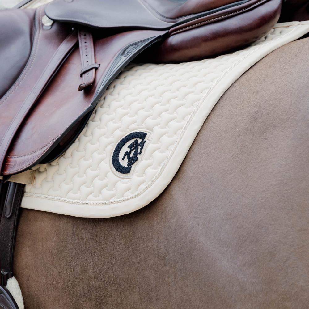 Schabracke Dressur Plaited 3D Logo