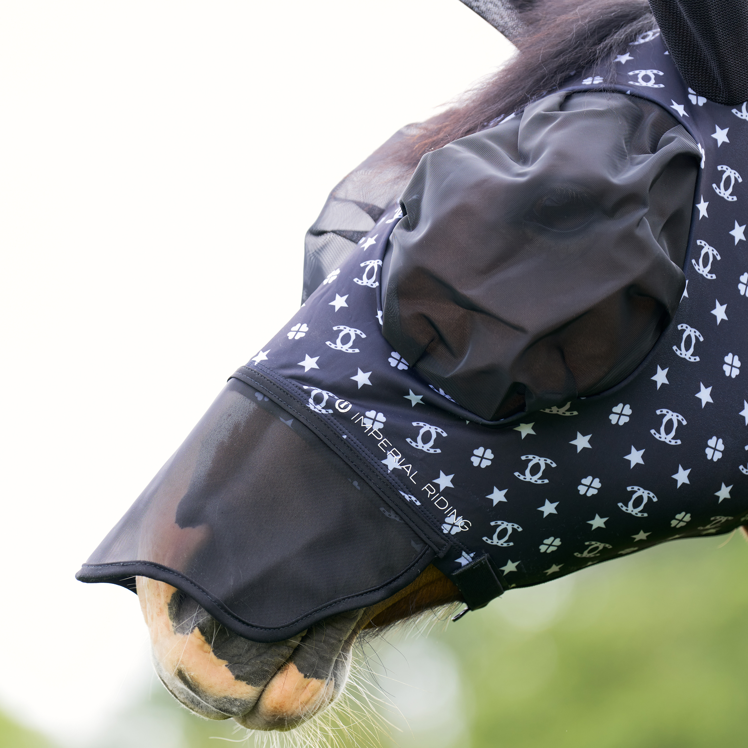 Fliegenmaske mit Nase Trail ride