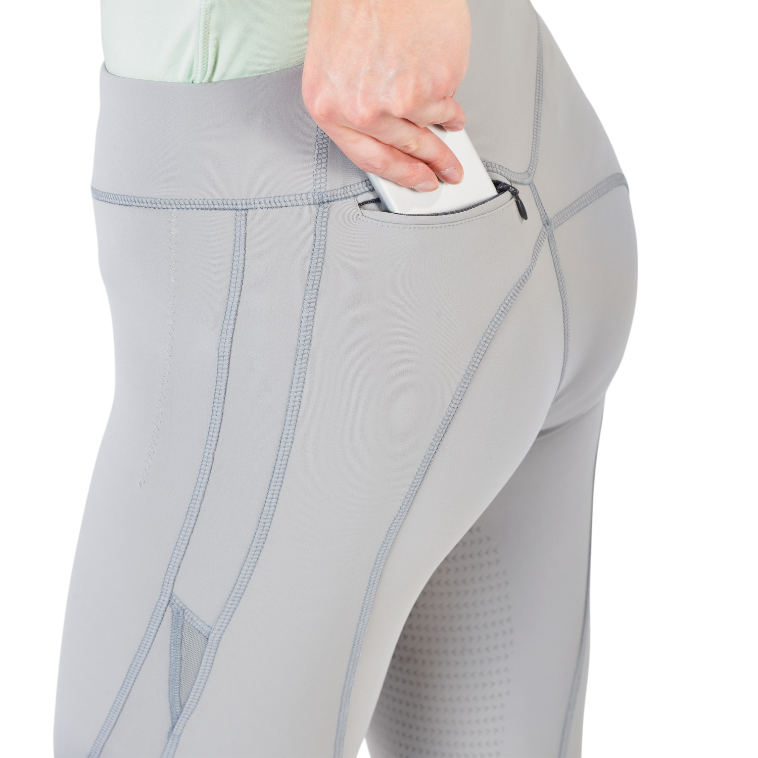 Reitleggings Damen Airy II mit 3/4 Grip