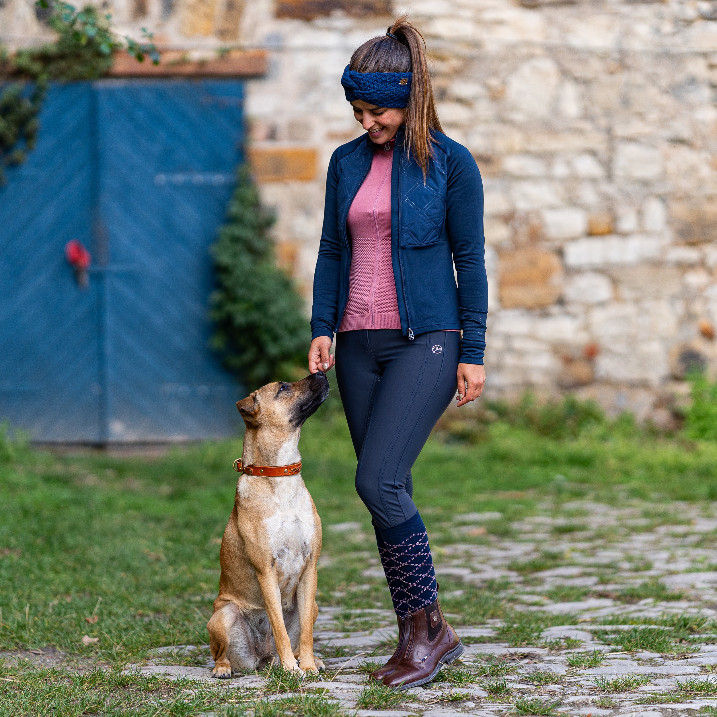 Pantalon d'équitation dame Zaya avec full grip
