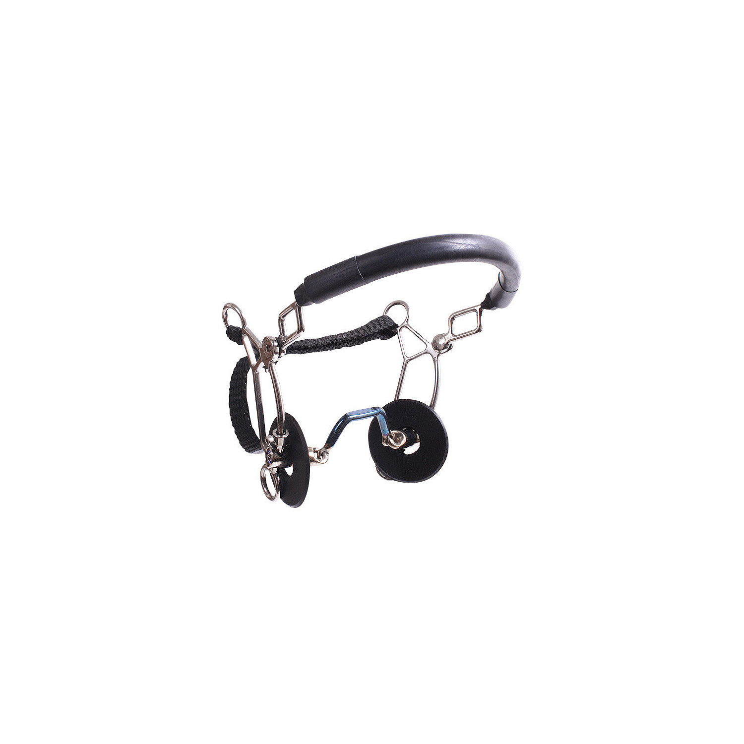 Sweet Iron Hackamore Kombi long wideport segundo-16 in blau