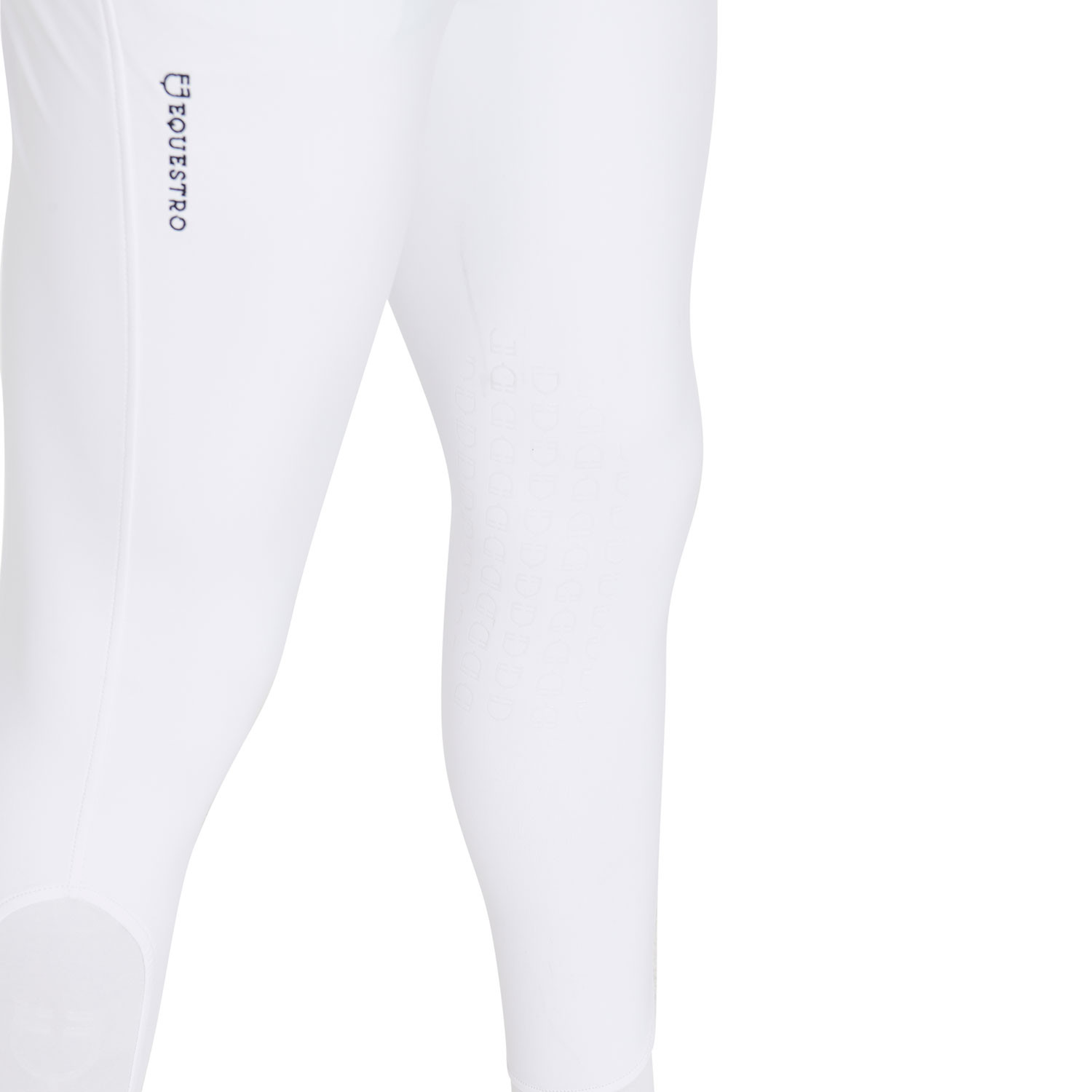 Schmale Herren-Reithose mit Grip und Logo