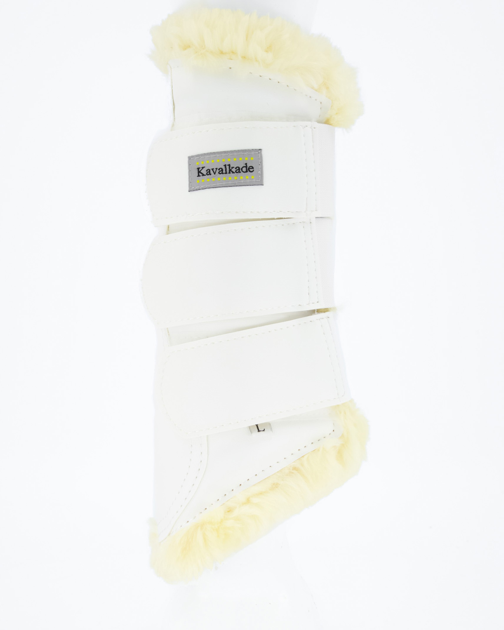 Imitation leather gaiters "Show" - imitation fur