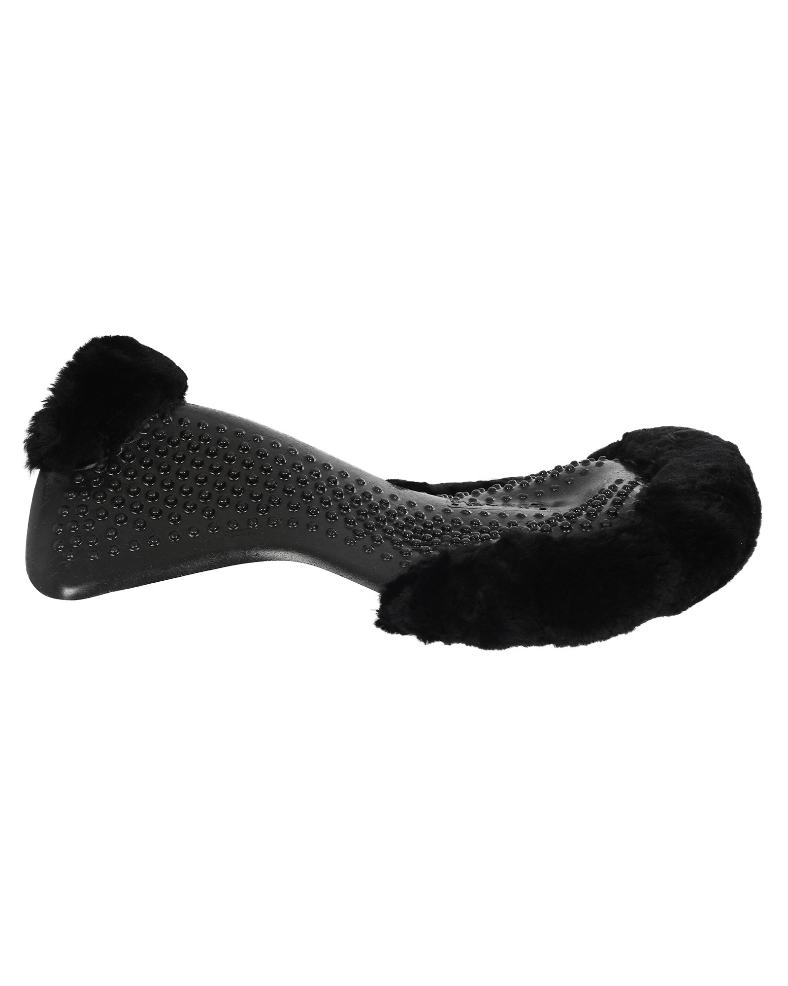 Massage gel pad with lambskin edge