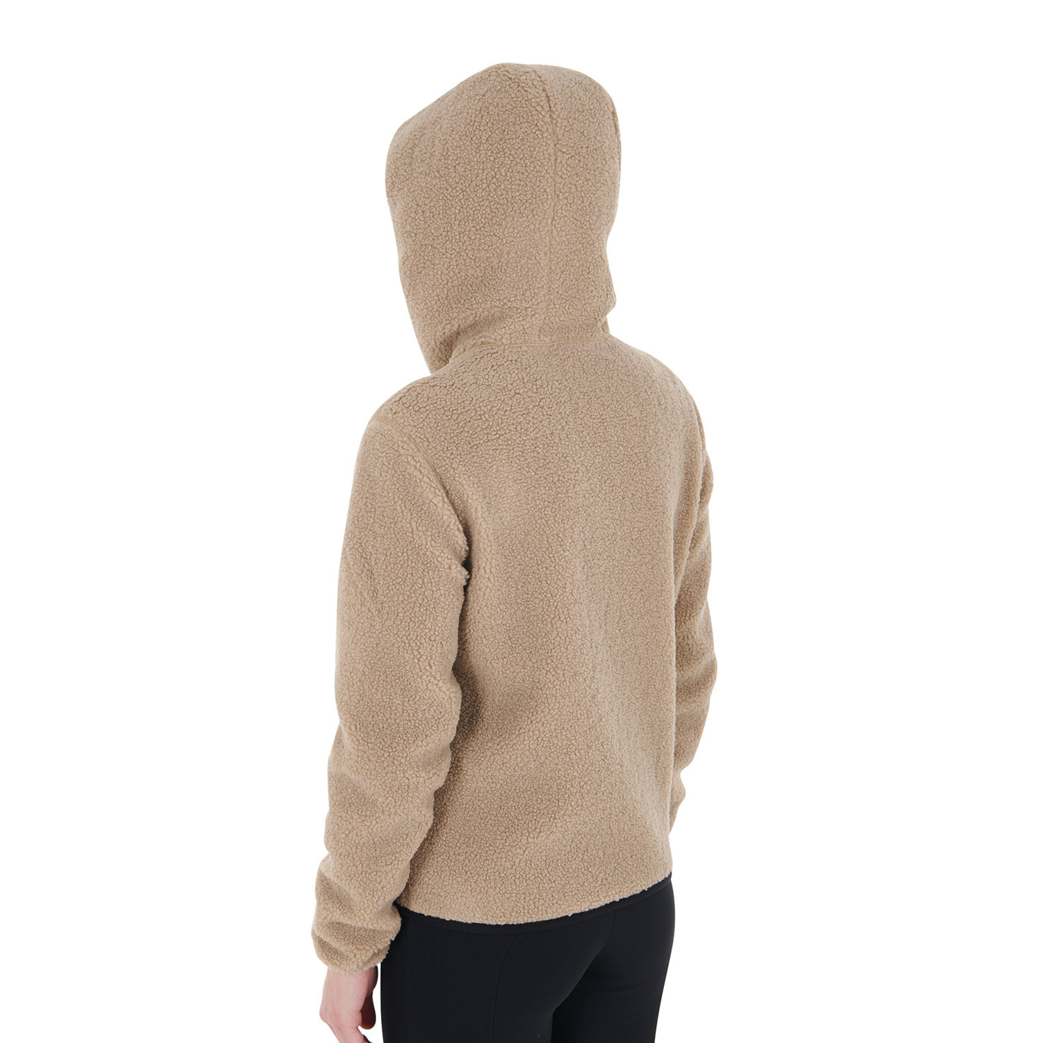 Damen-Fleece-Sweatshirt mit Fronttasche