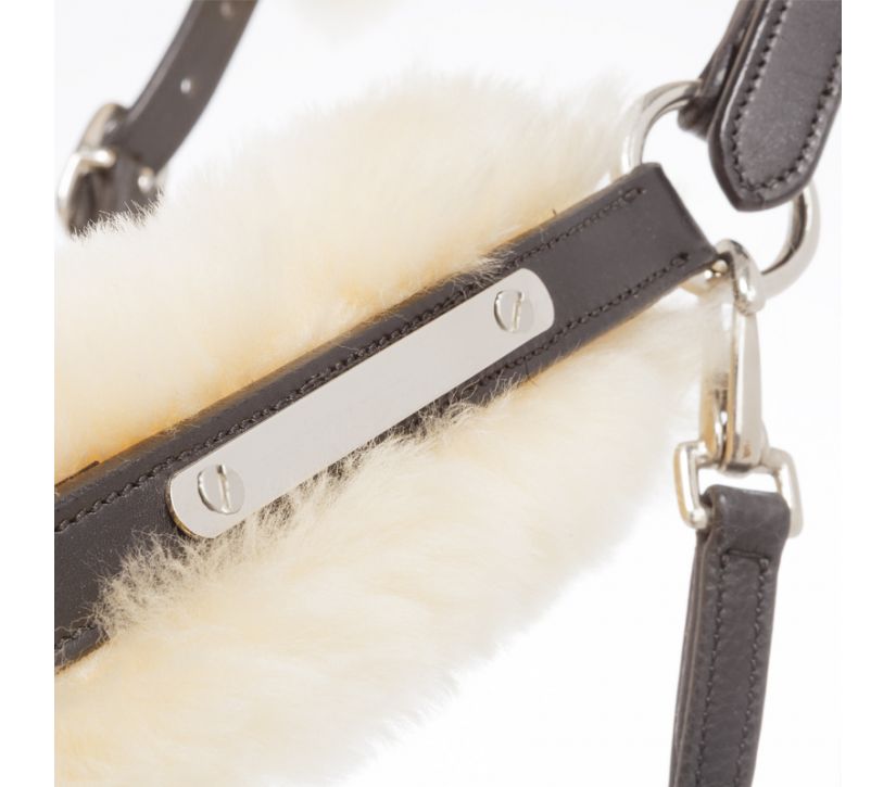 Lederhalfter mit Lammfell "Marvellous"