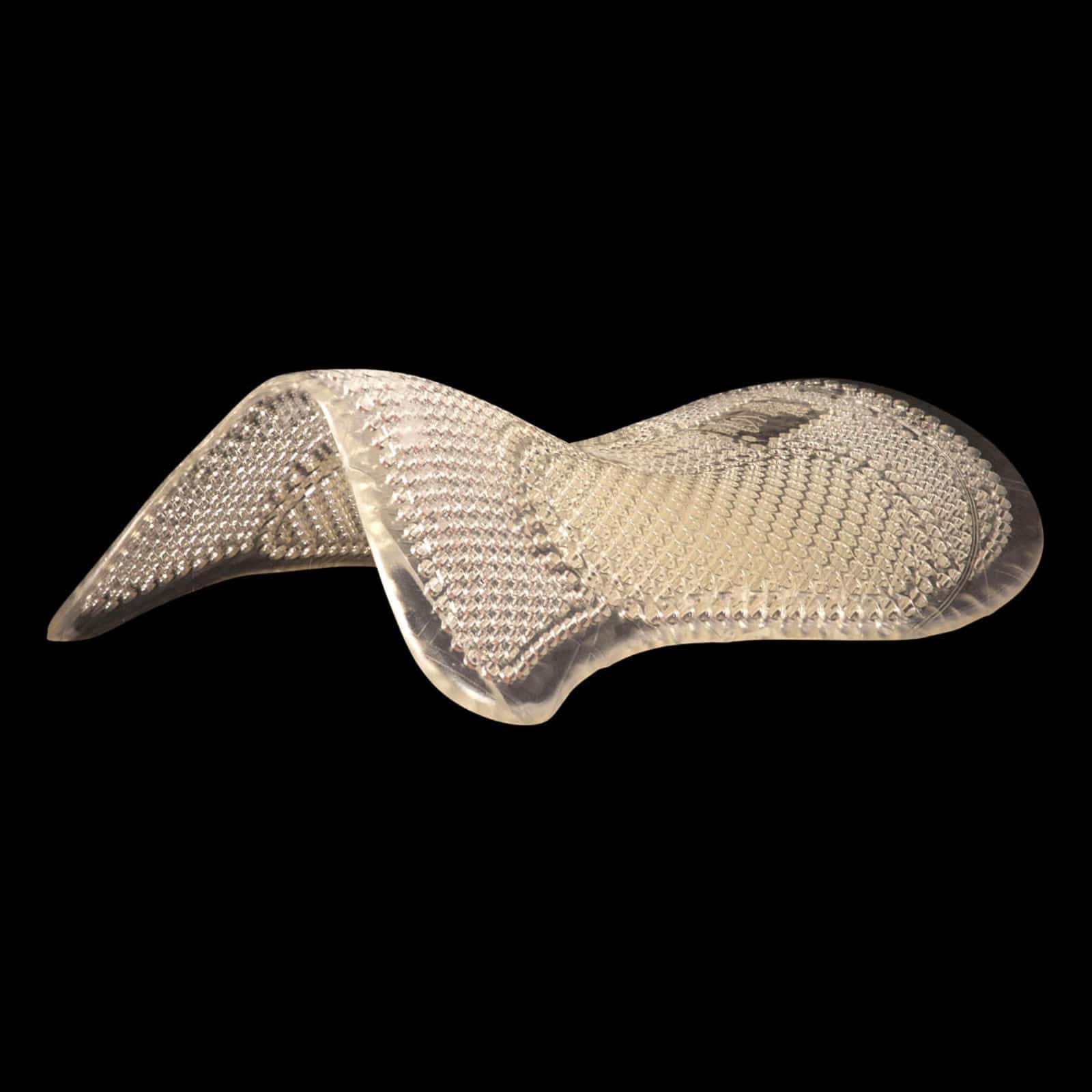 Gel pad & middle riser in transparent