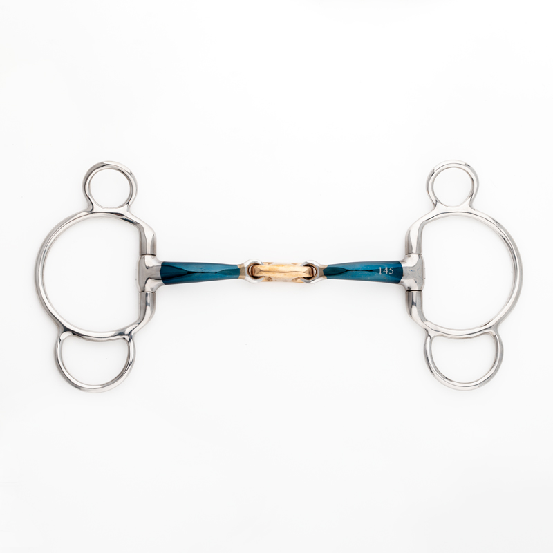3-Ringtrense"Ergonomic" 14mm - doppelt gebrochen
